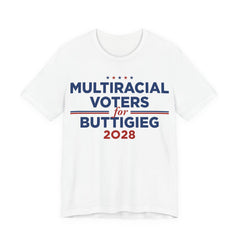 Multiracial Voters for Pete Buttigieg for President Campaign T-Shirt 2028