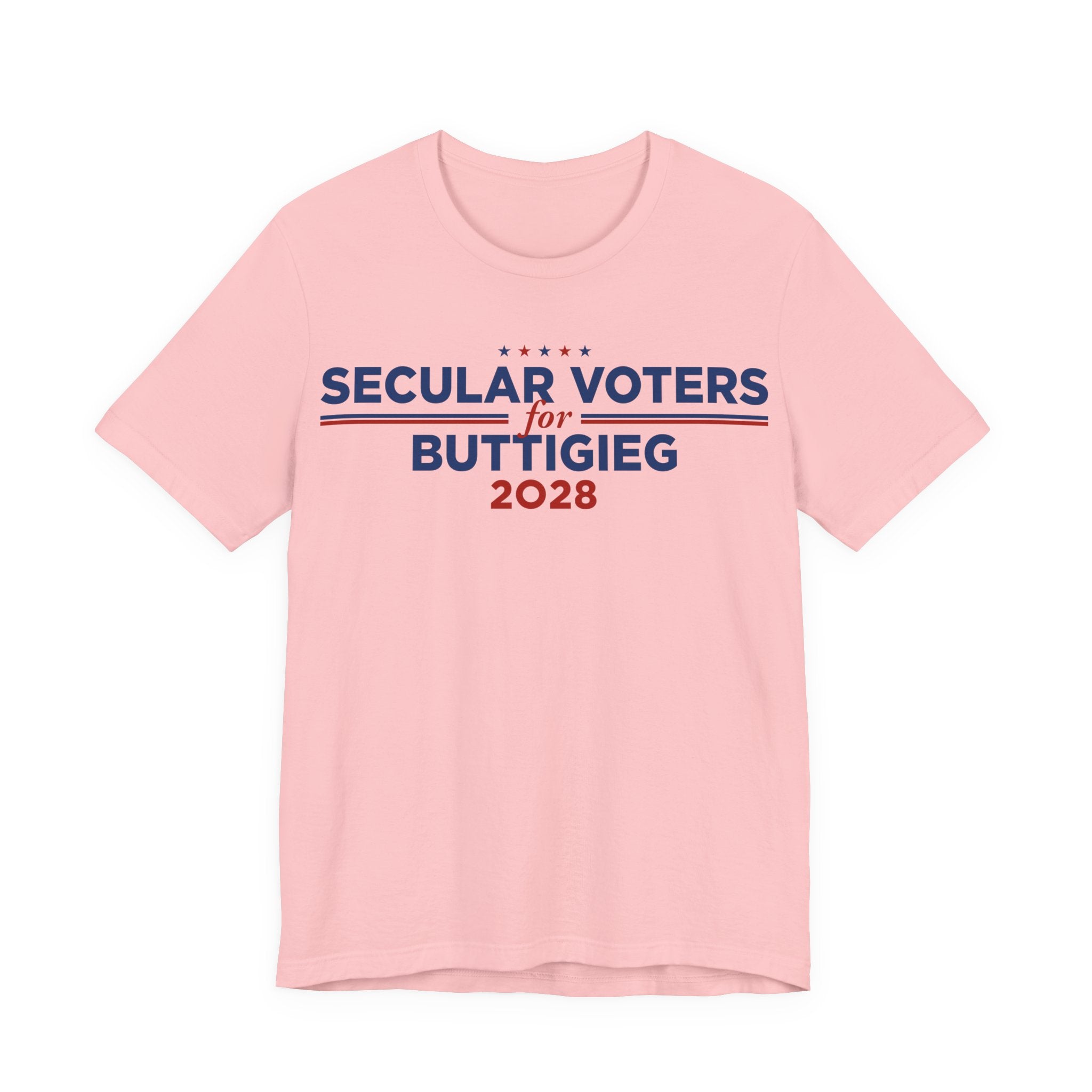 Secular Voters for Pete Buttigieg for President Campaign T-Shirt 2028