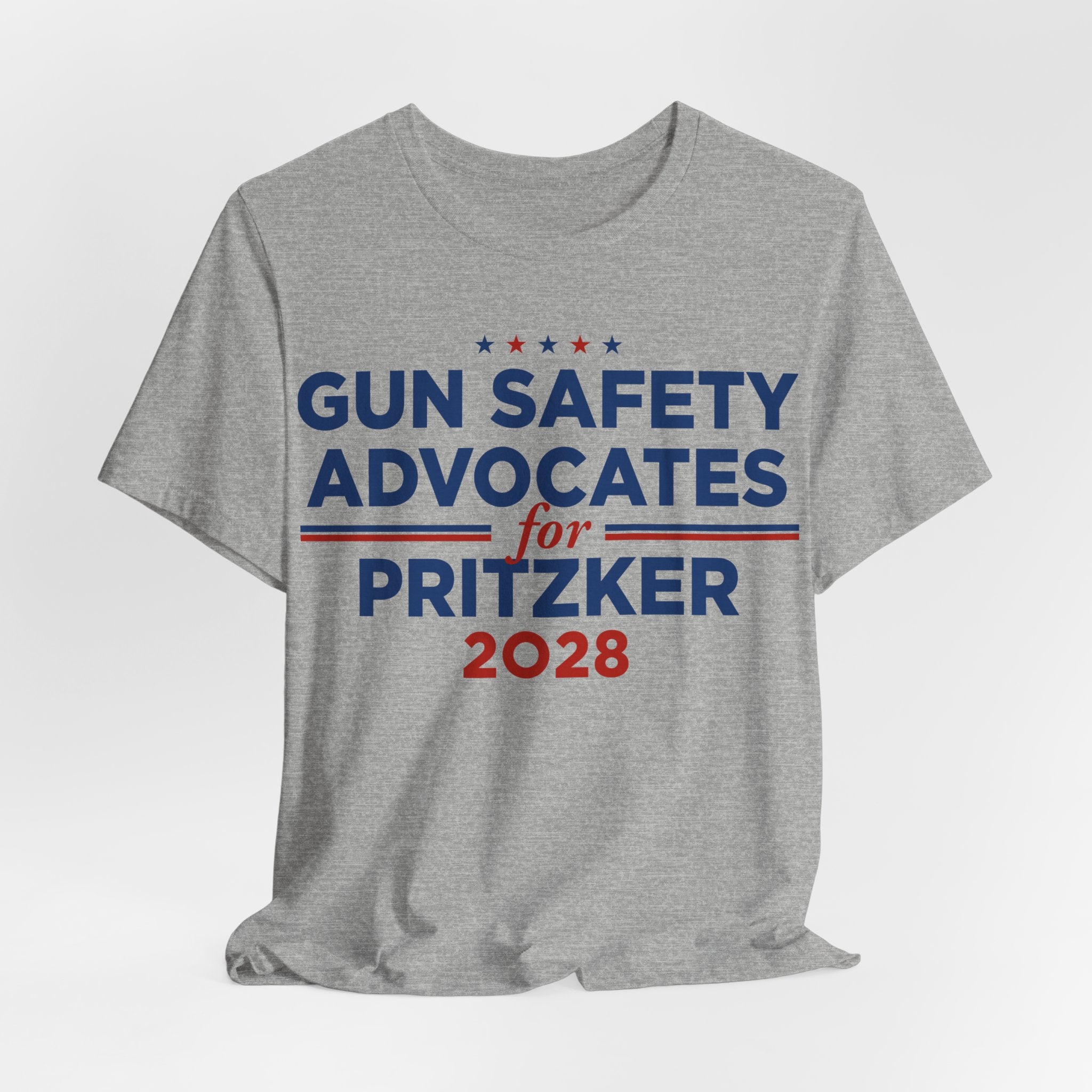 Gun Safety Advocates for J.B. Pritzker for President Campaign T-Shirt 2028