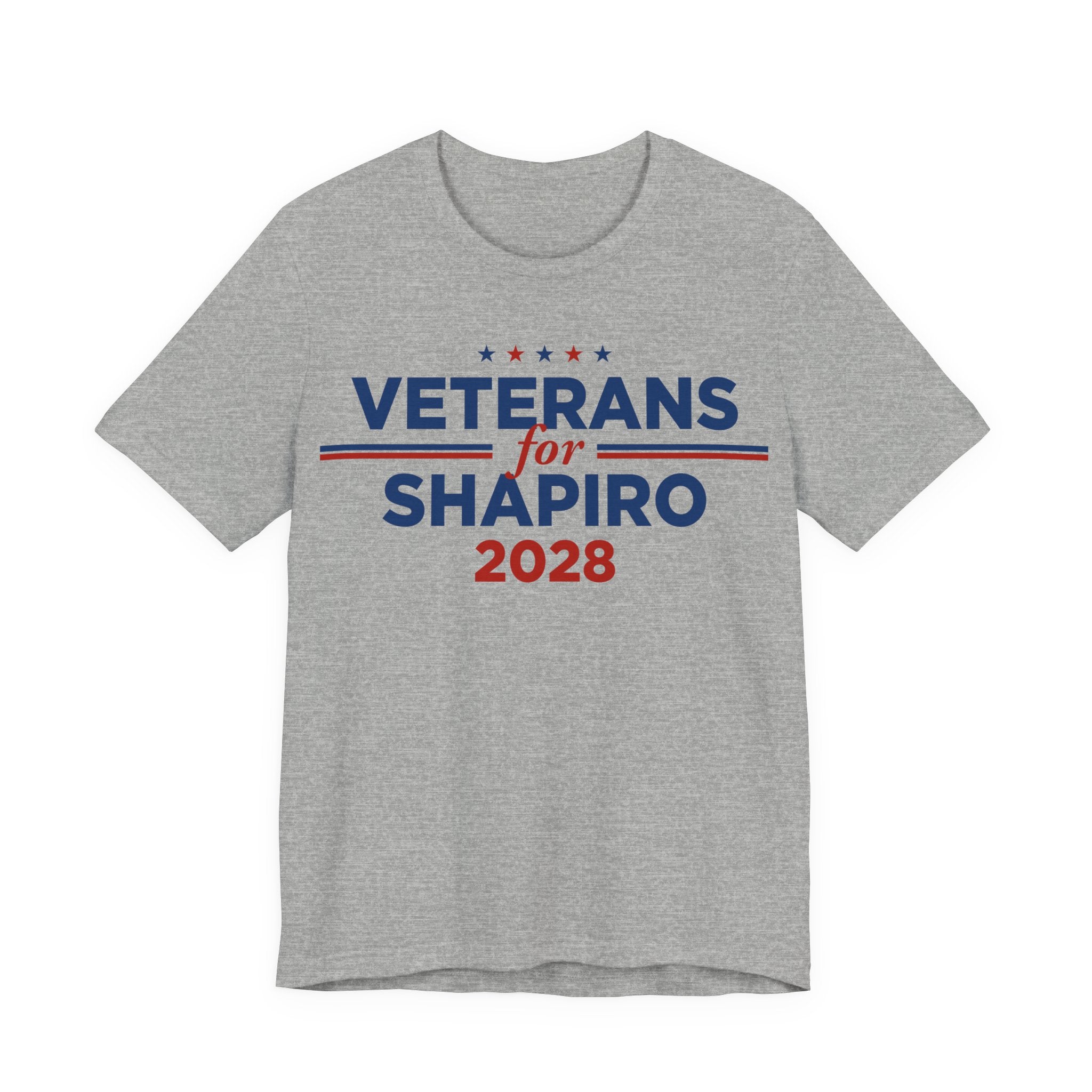 Veterans for Josh Shapiro for President Campaign T-Shirt 2028