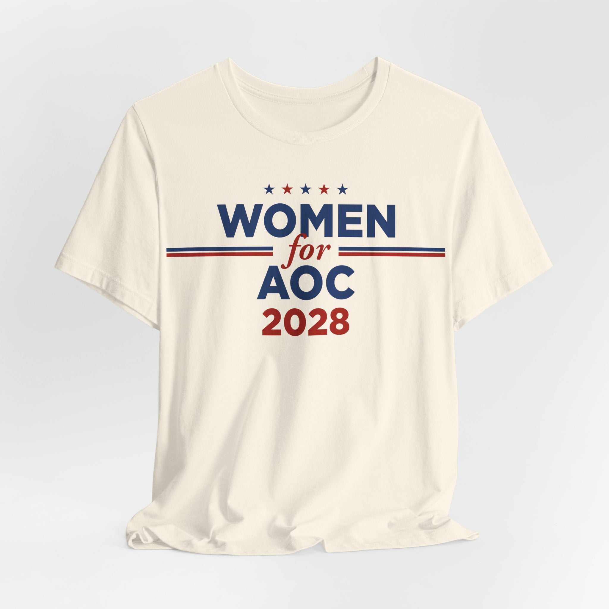 Women for AOC for President Campaign T-Shirt 2028