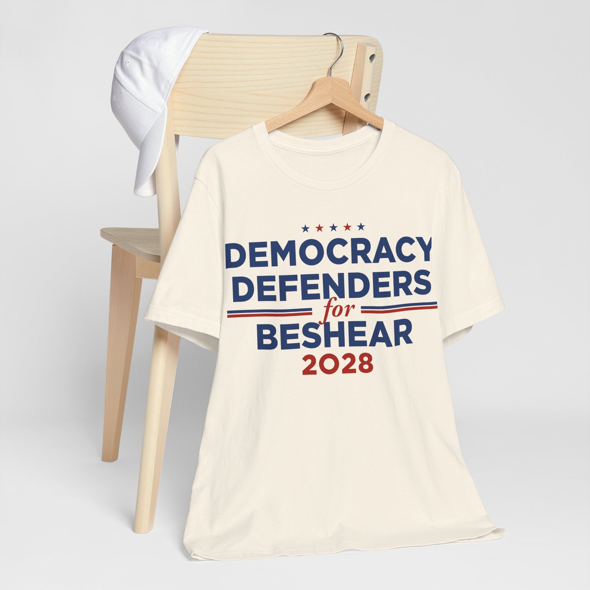 Democracy Defenders for Beshear 2028 T-Shirt | Bella+Canvas 3001 Political Graphic Tee
