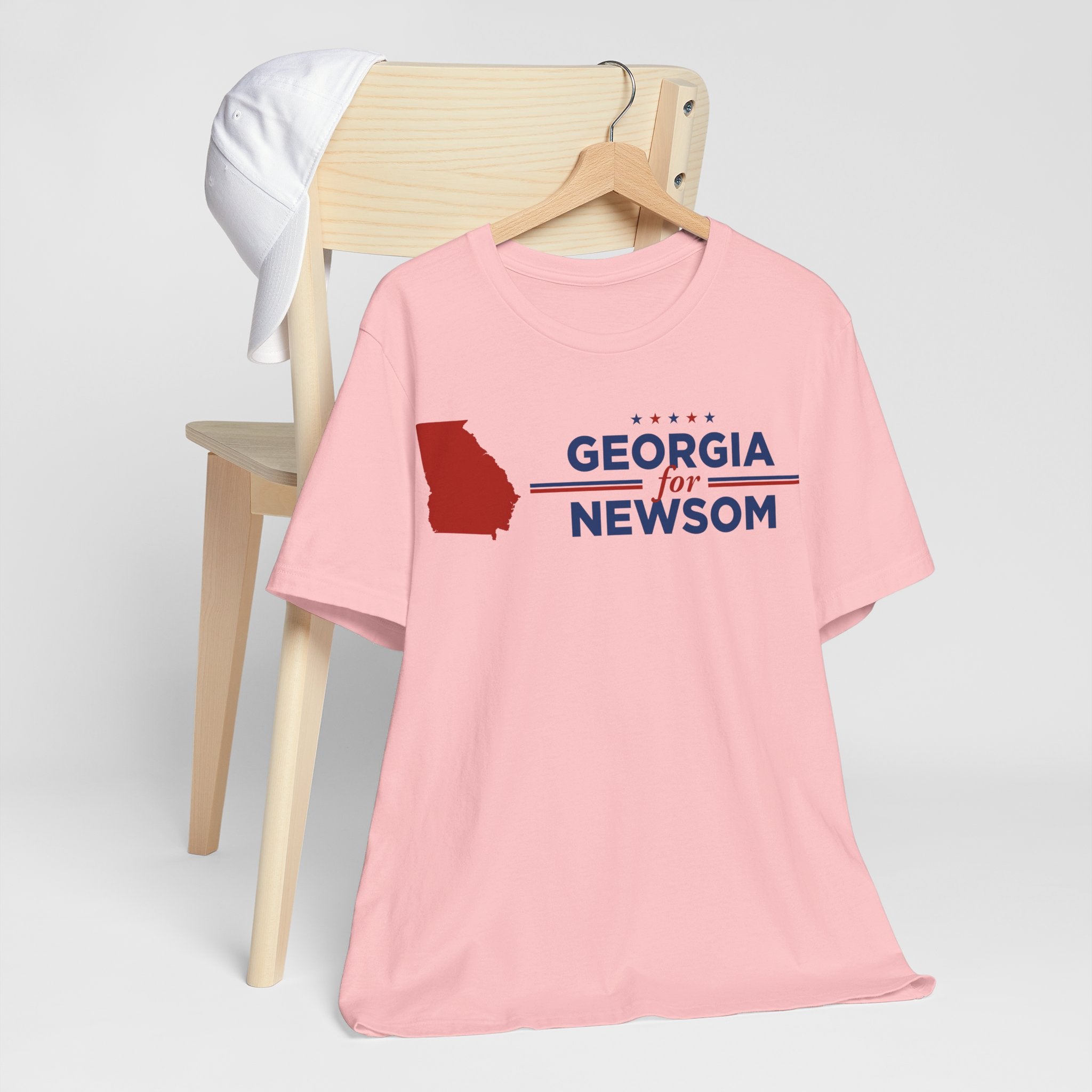 Georgia for Gavin Newsom for President Campaign T-Shirt 2028