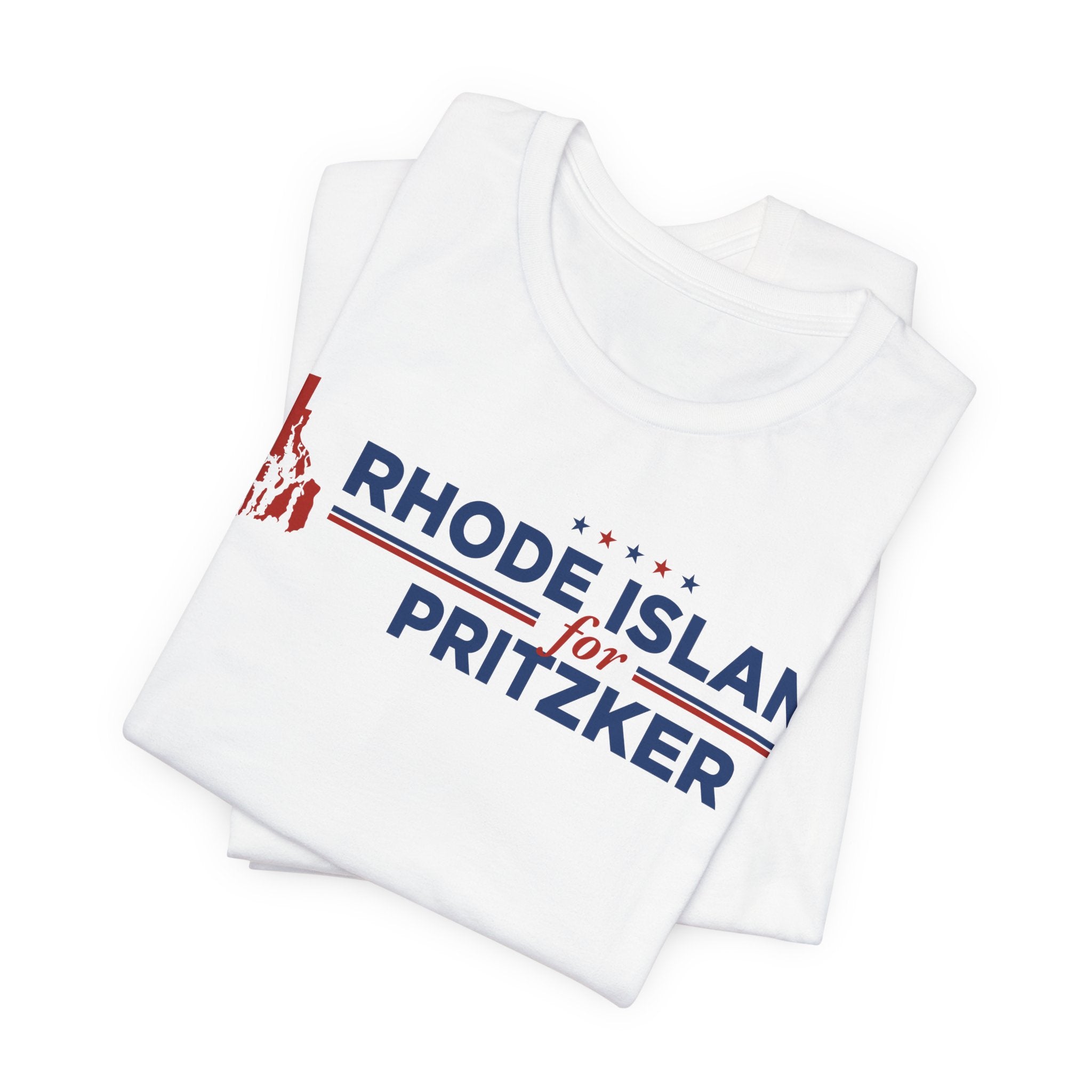 Rhode Island for J.B. Pritzker for President Campaign T-Shirt 2028