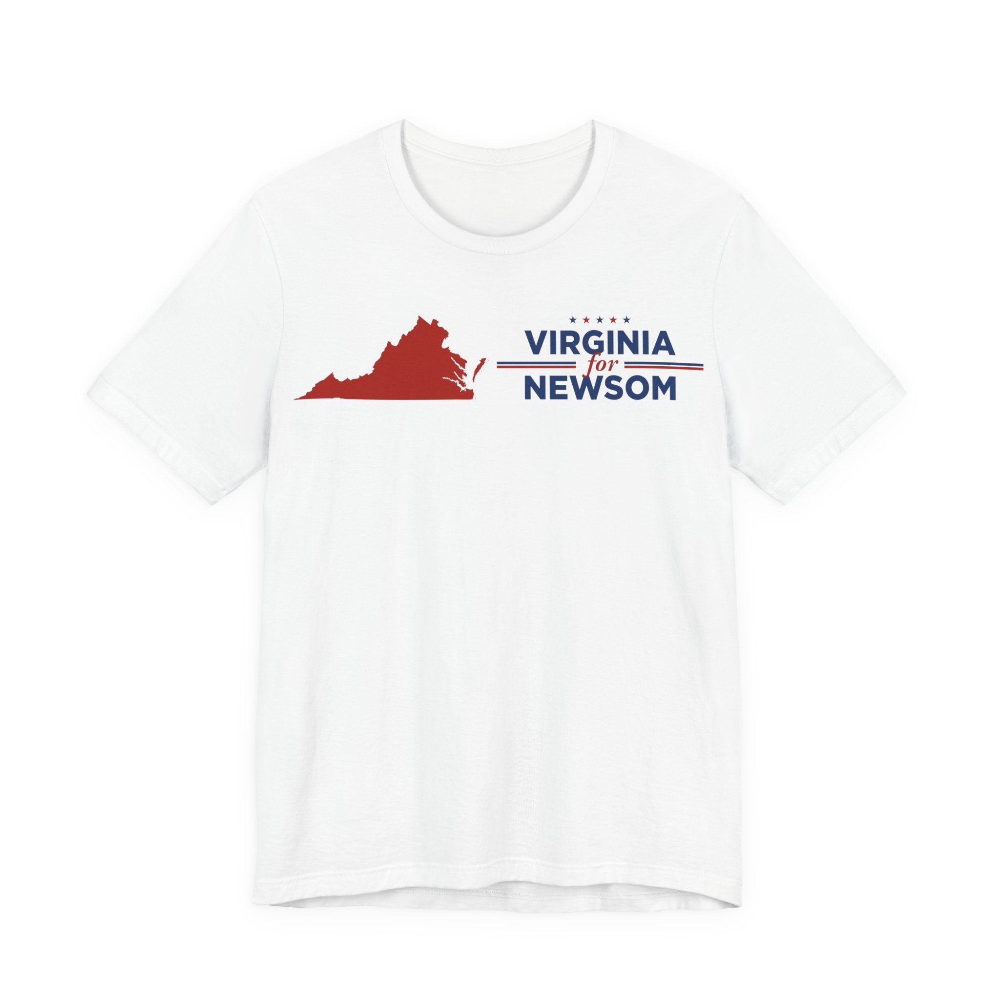 Virginia for Gavin Newsom for President Campaign T-Shirt 2028
