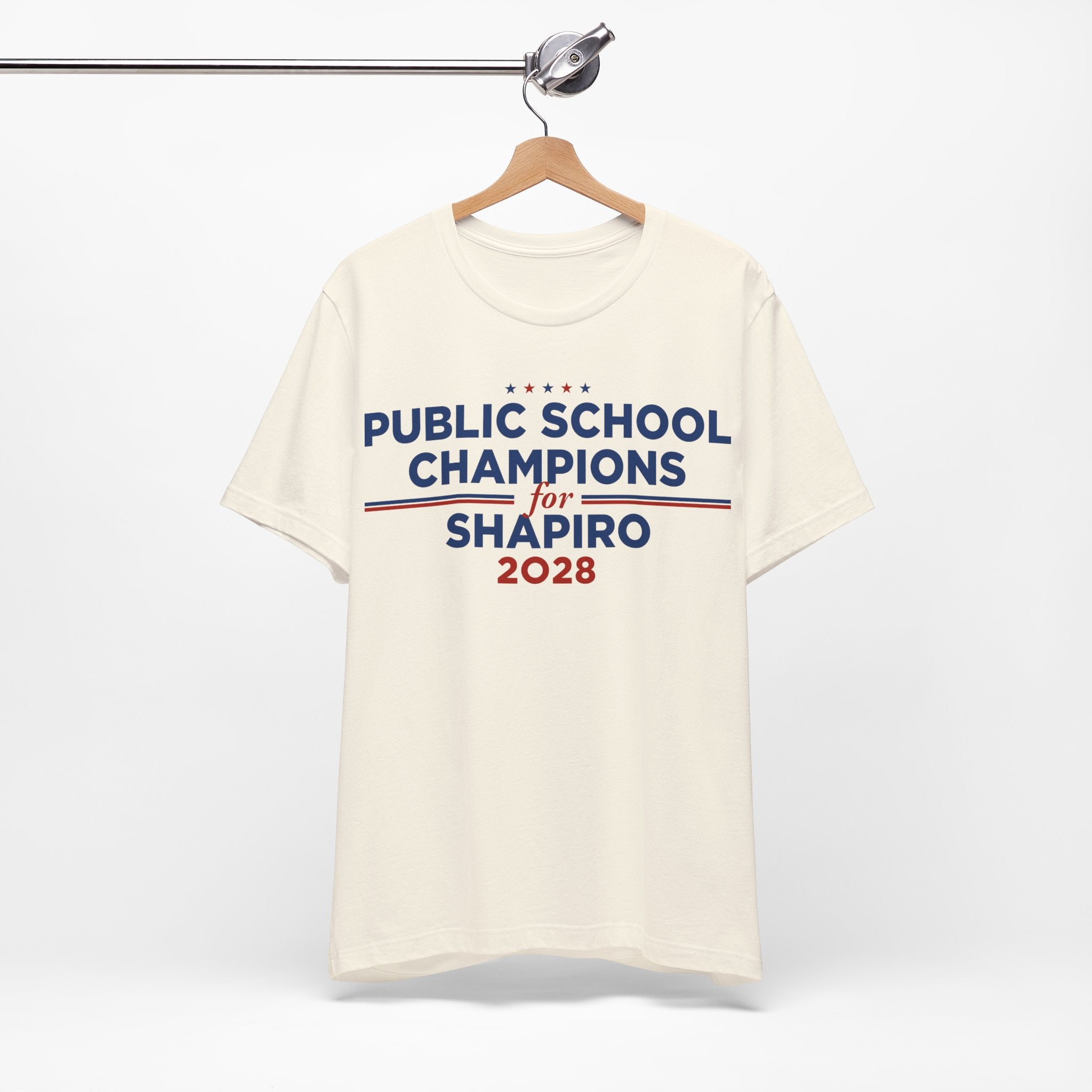 Public School Champions for Josh Shapiro for President Campaign T-Shirt 2028