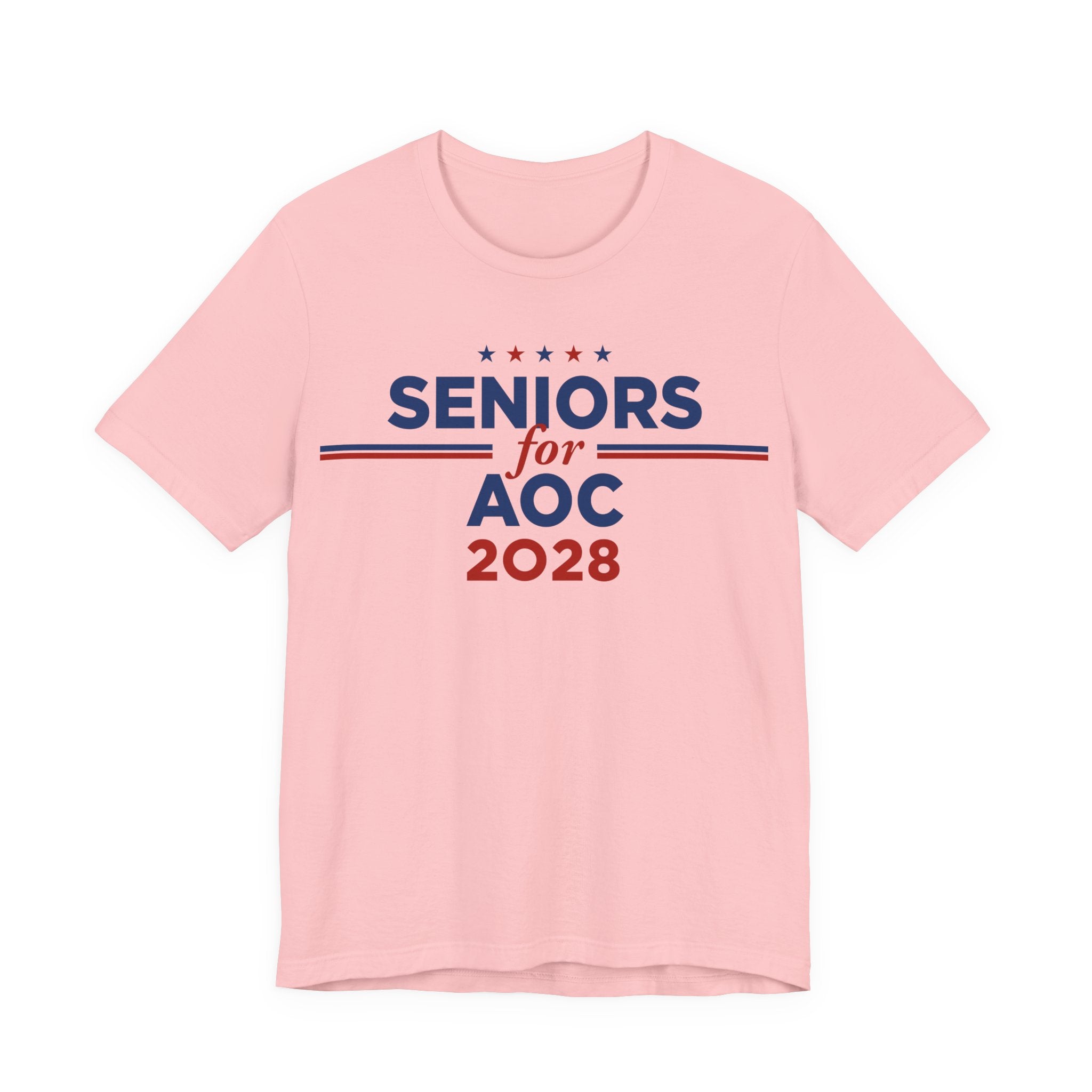 Seniors for AOC for President Campaign T-Shirt 2028
