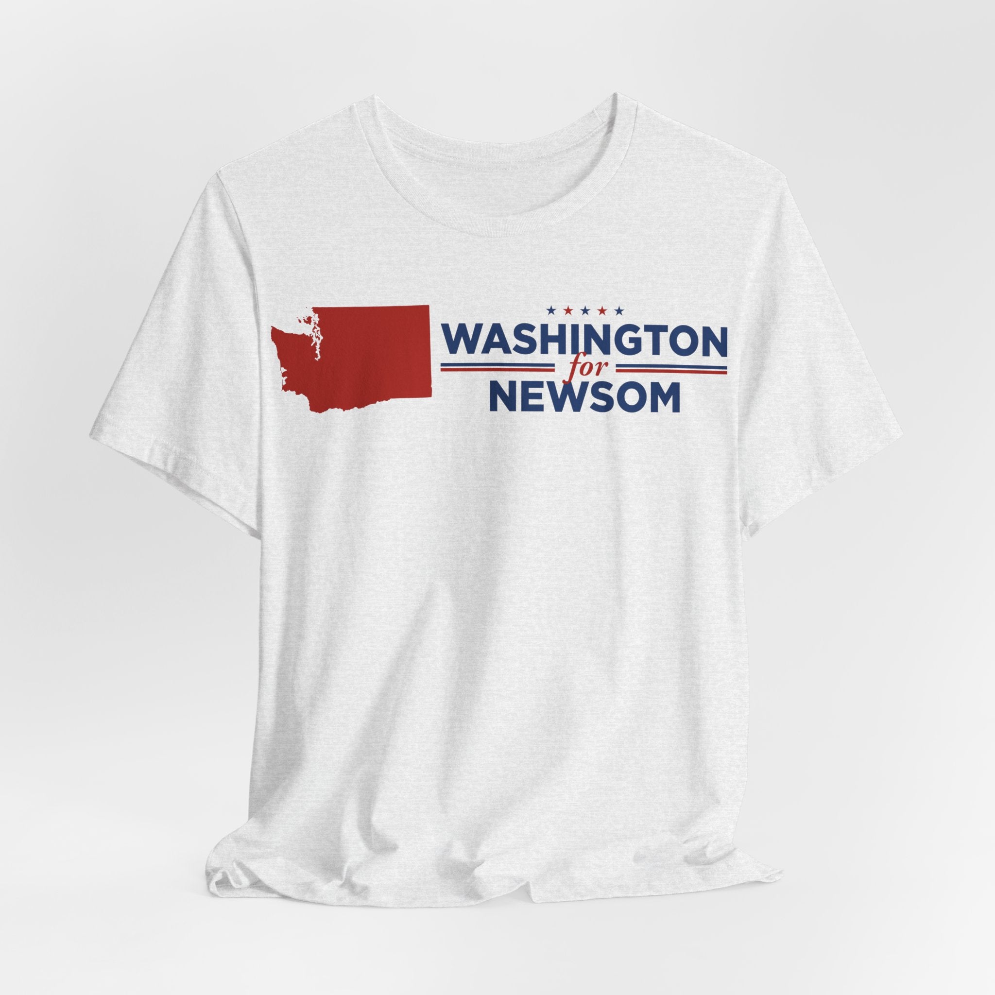 Washington for Gavin Newsom for President Campaign T-Shirt 2028