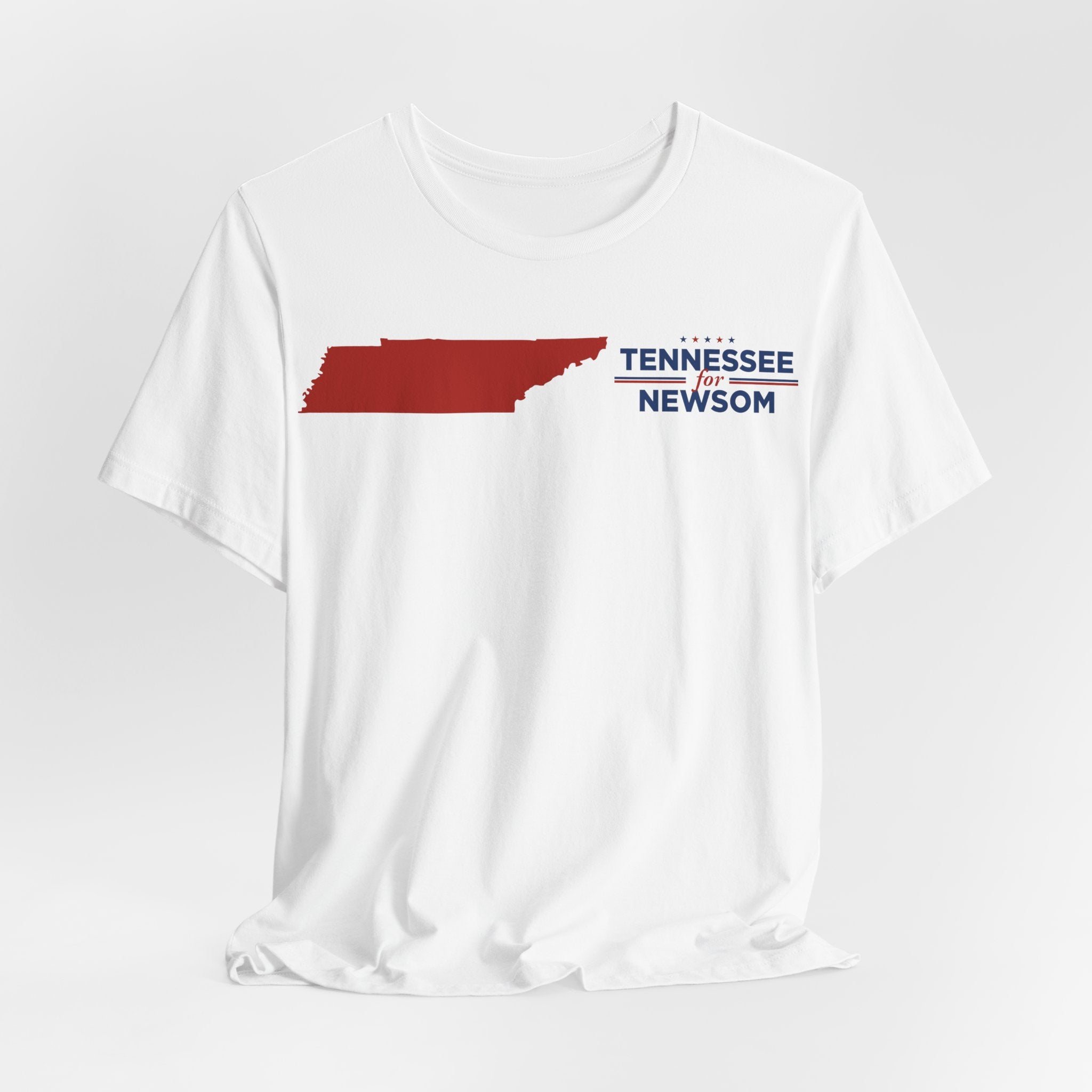 Tennessee for Gavin Newsom for President Campaign T-Shirt 2028