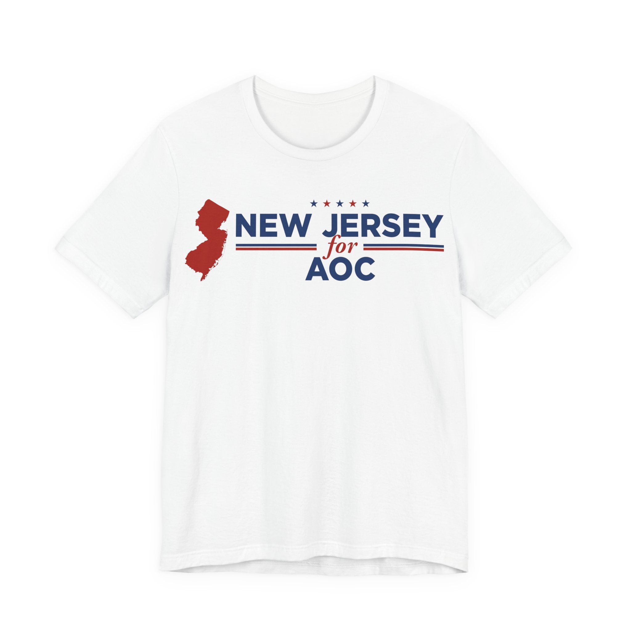New Jersey for AOC for President Campaign T-Shirt 2028