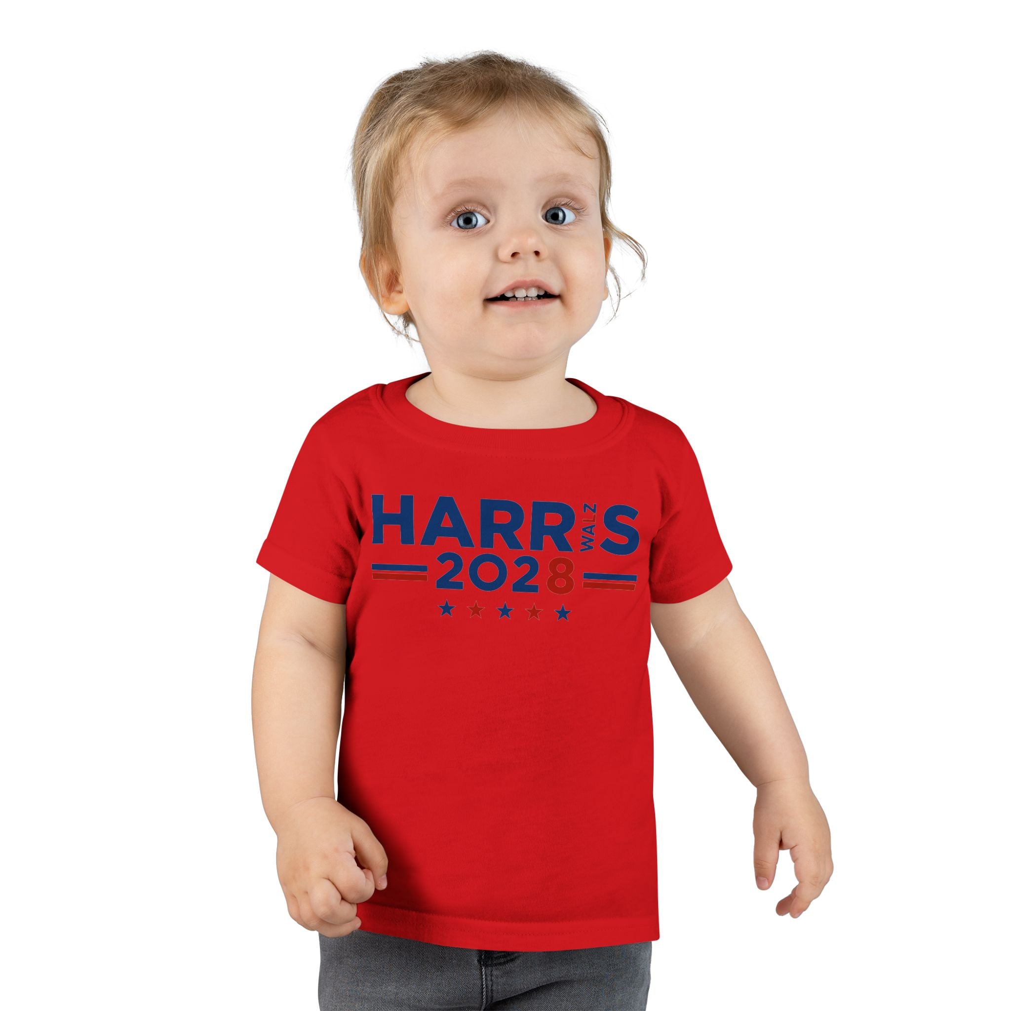 Toddler Kamala Harris Tim Walz 2028 Campaign Shirt (Youth Political Pride)