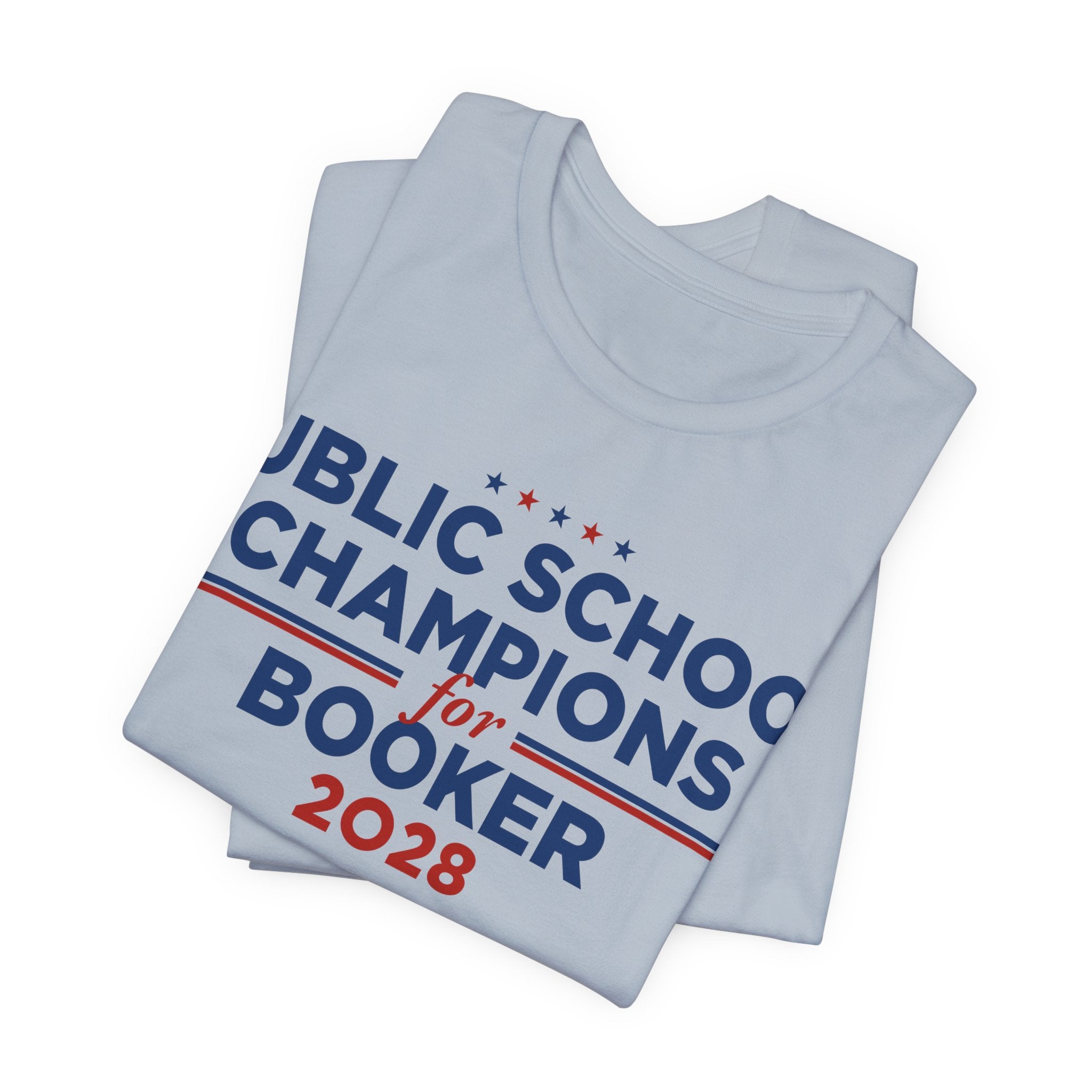 Public School Champions for Cory Booker for President Campaign T-Shirt 2028