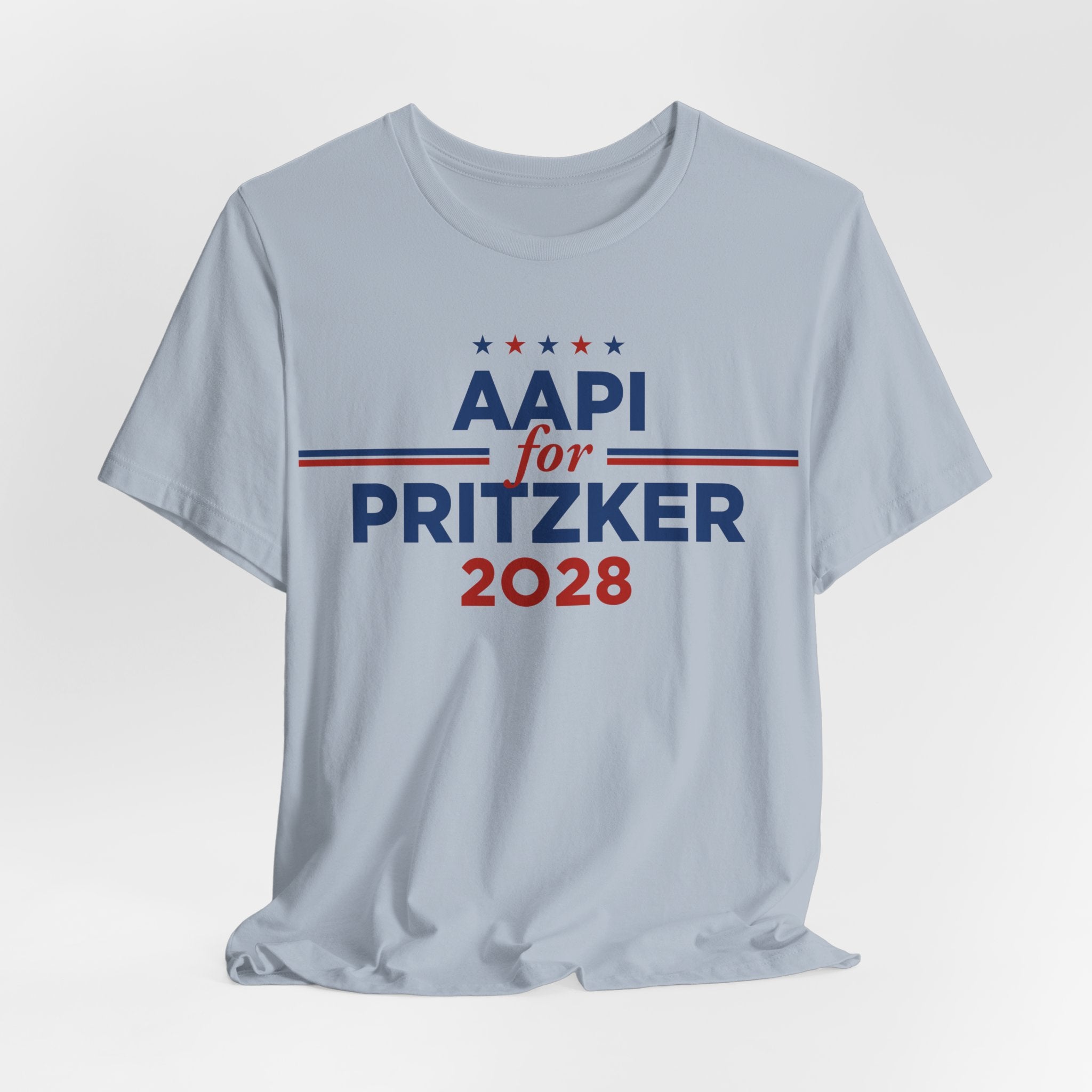 AAPI Asian and Pacific Islanders for J.B. Pritzker for President Campaign T-Shirt 2028