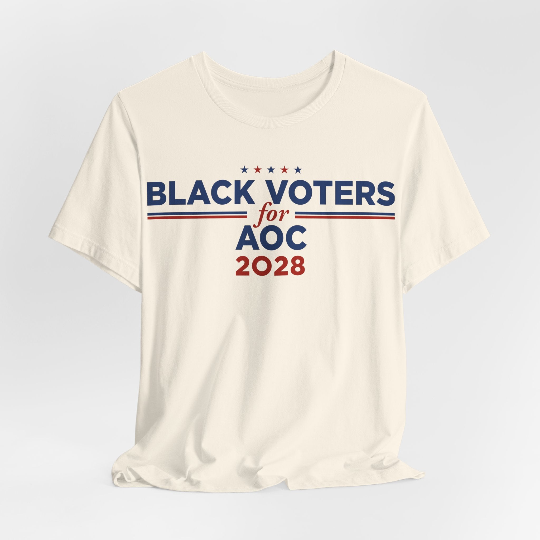 Black Voters for AOC Campaign T-Shirt for President 2028