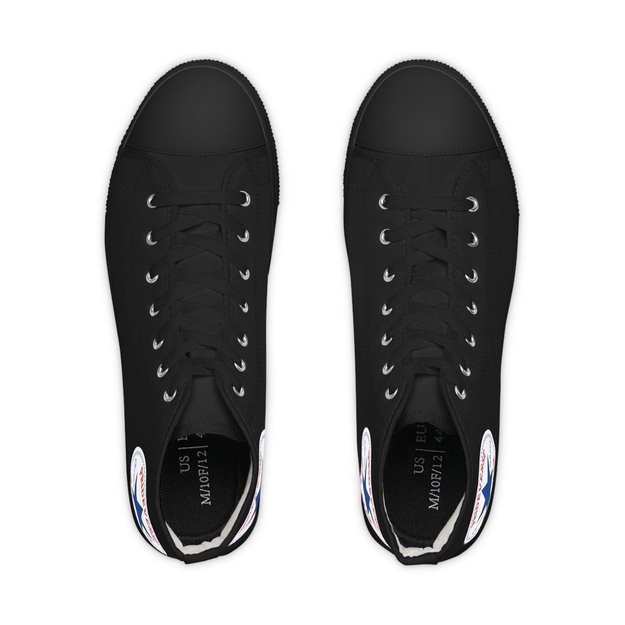 Black Prideverse Men's High Top Sneakers