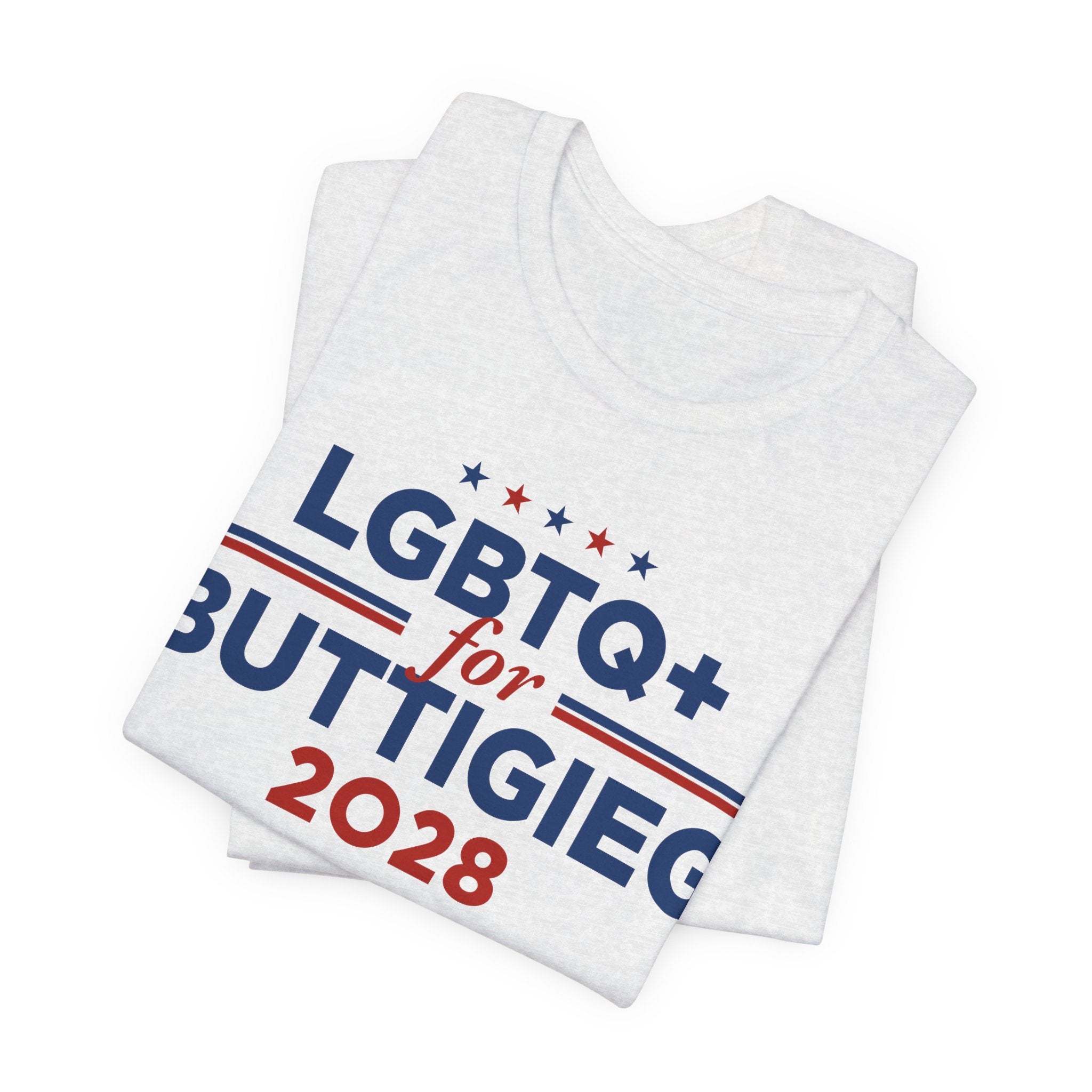 LGBTQ+ for Pete Buttigieg for President Campaign T-Shirt 2028