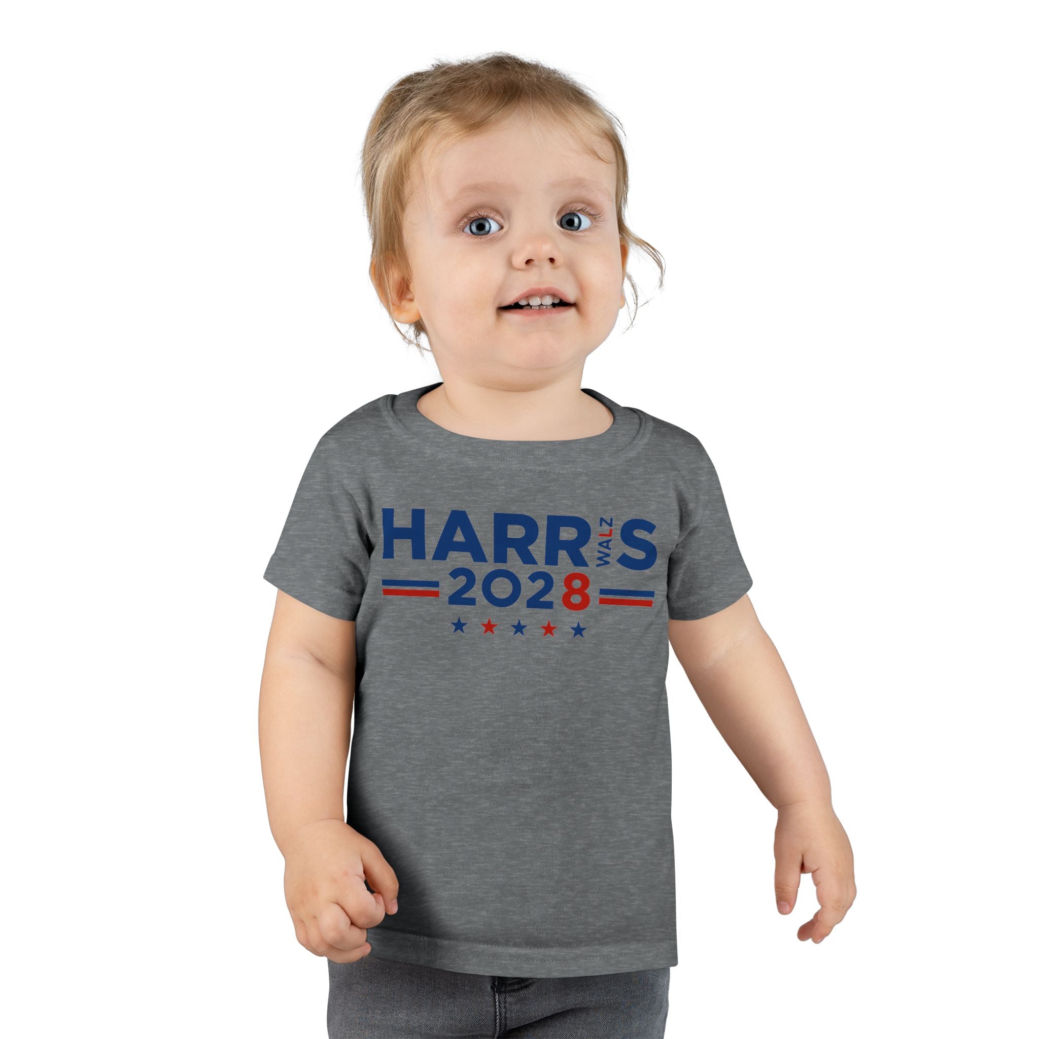 Toddler Kamala Harris Tim Walz 2028 Campaign Shirt (Youth Political Pride)