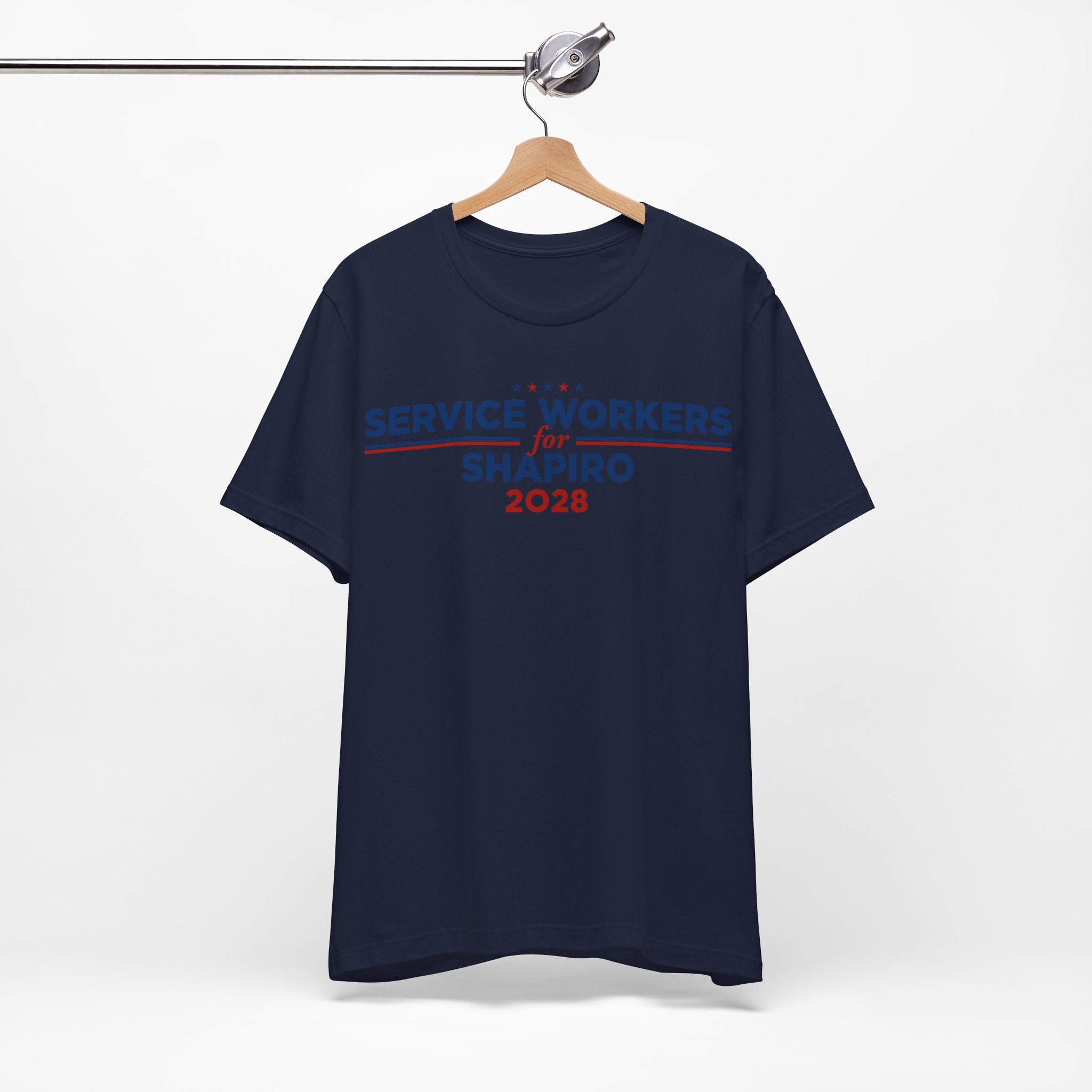 Service Workers for Josh Shapiro for President Campaign T-Shirt 2028