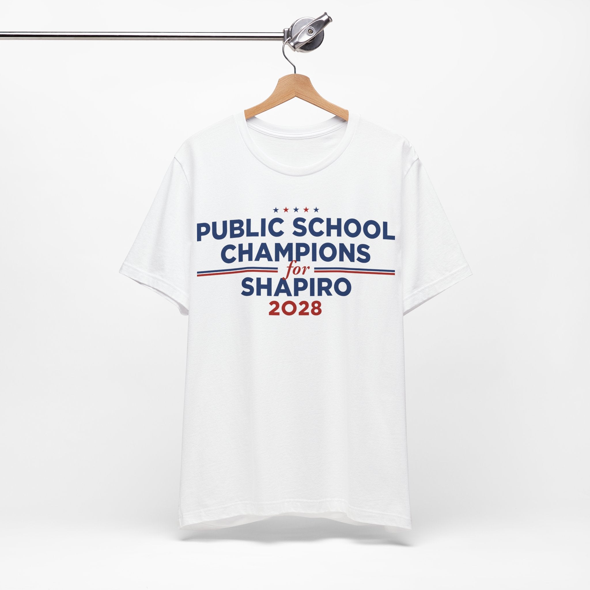 Public School Champions for Josh Shapiro for President Campaign T-Shirt 2028