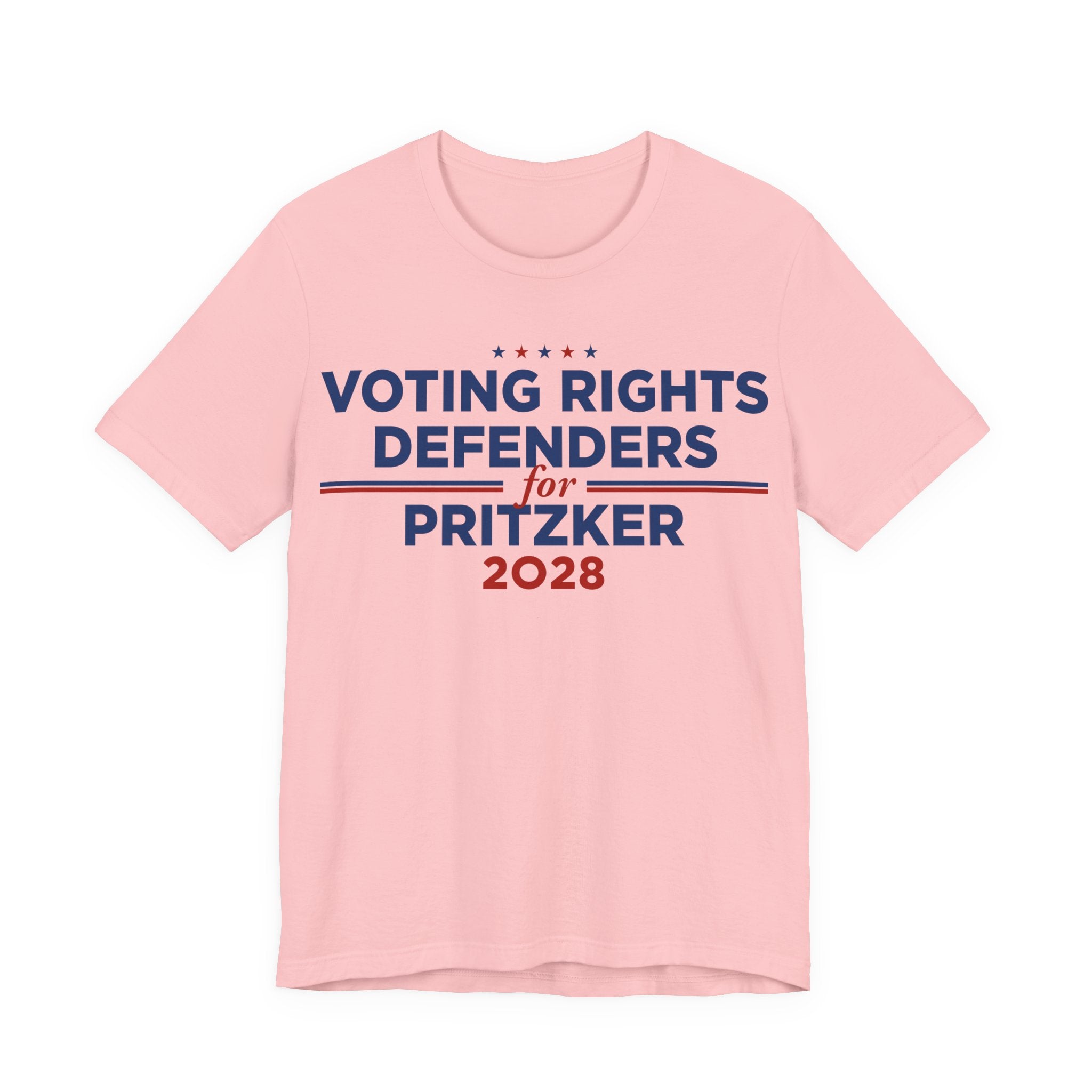 Voting Rights Defenders for J.B. Pritzker for President Campaign T-Shirt 2028
