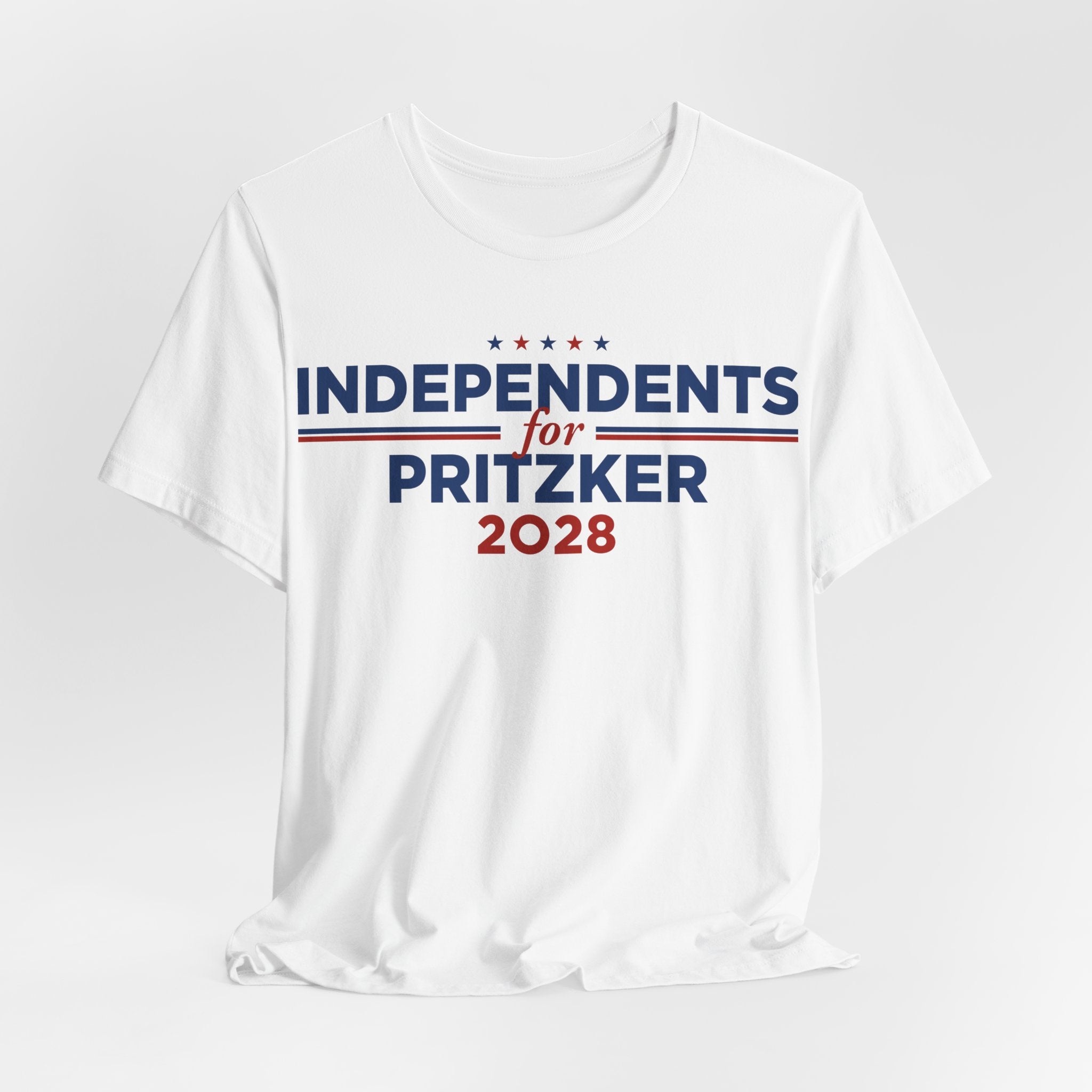 Independents for J.B. Pritzker for President Campaign T-Shirt 2028