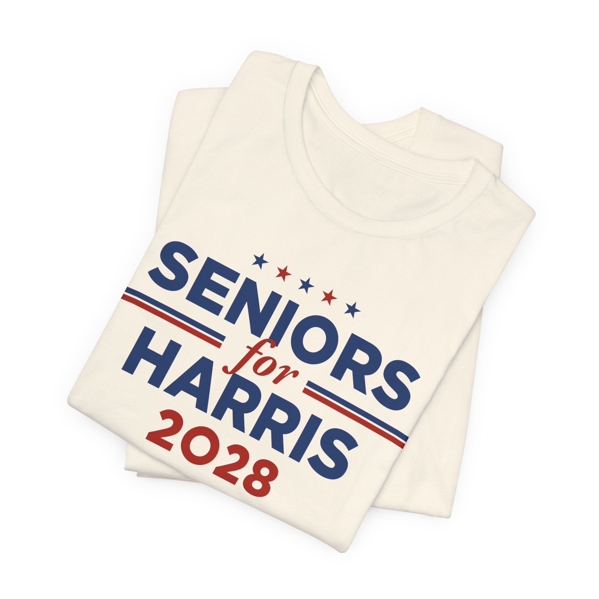 Seniors for Kamala Harris for President Campaign T-Shirt 2028