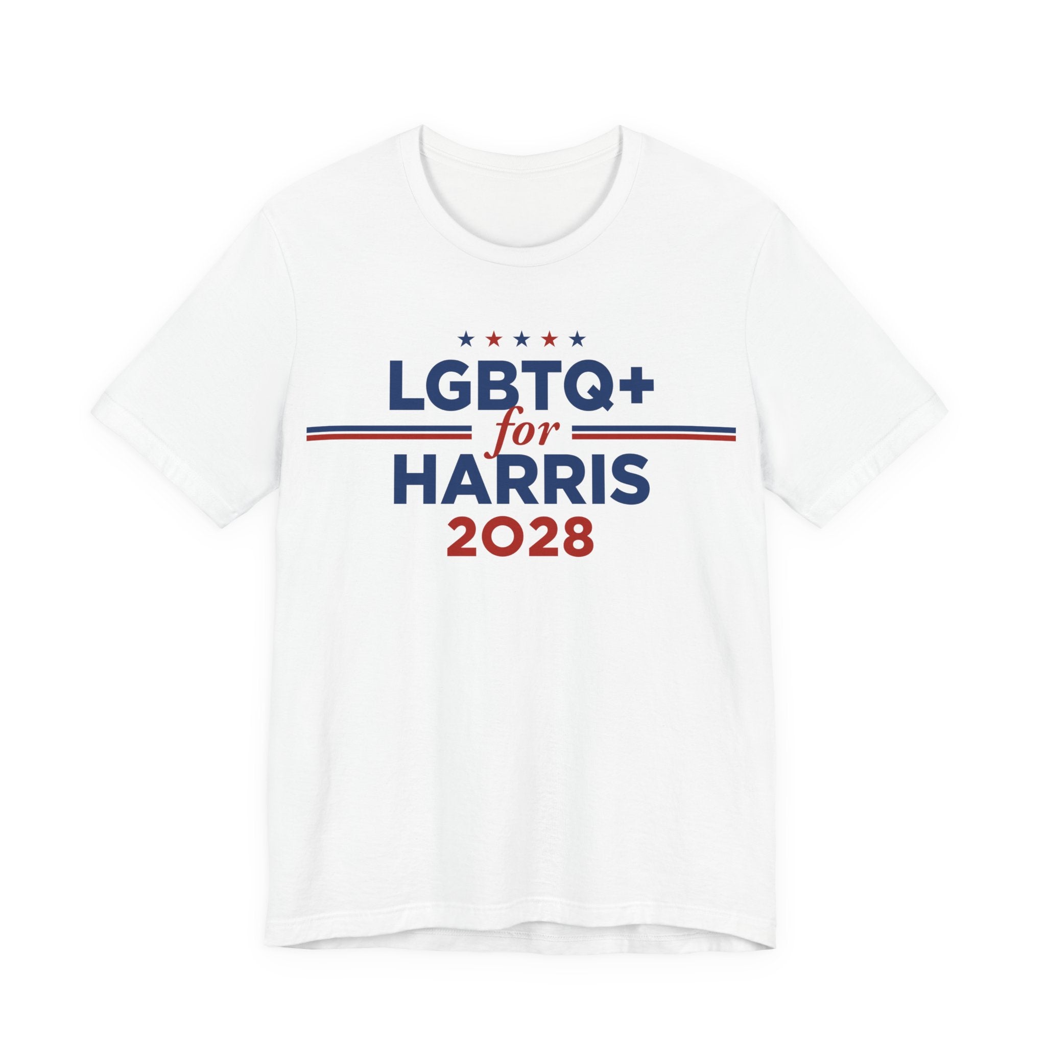 LGBTQ+ for Kamala Harris for President Campaign T-Shirt 2028