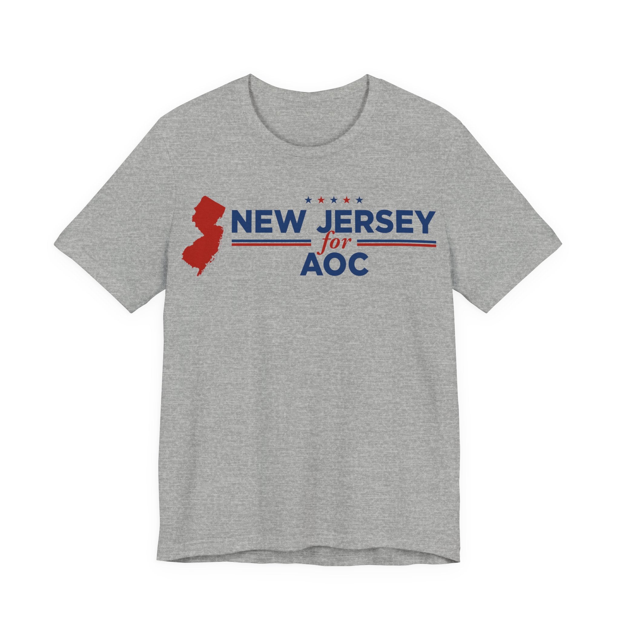 New Jersey for AOC for President Campaign T-Shirt 2028
