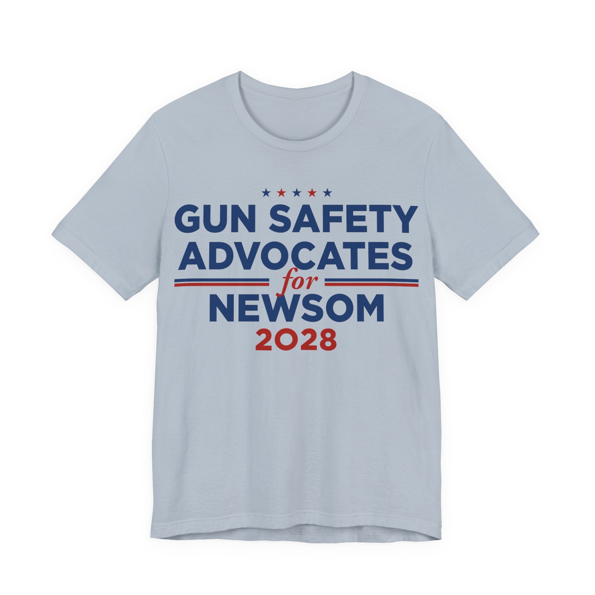 Gun Safety Advocates for Gavin Newsom for President Campaign T-Shirt 2028