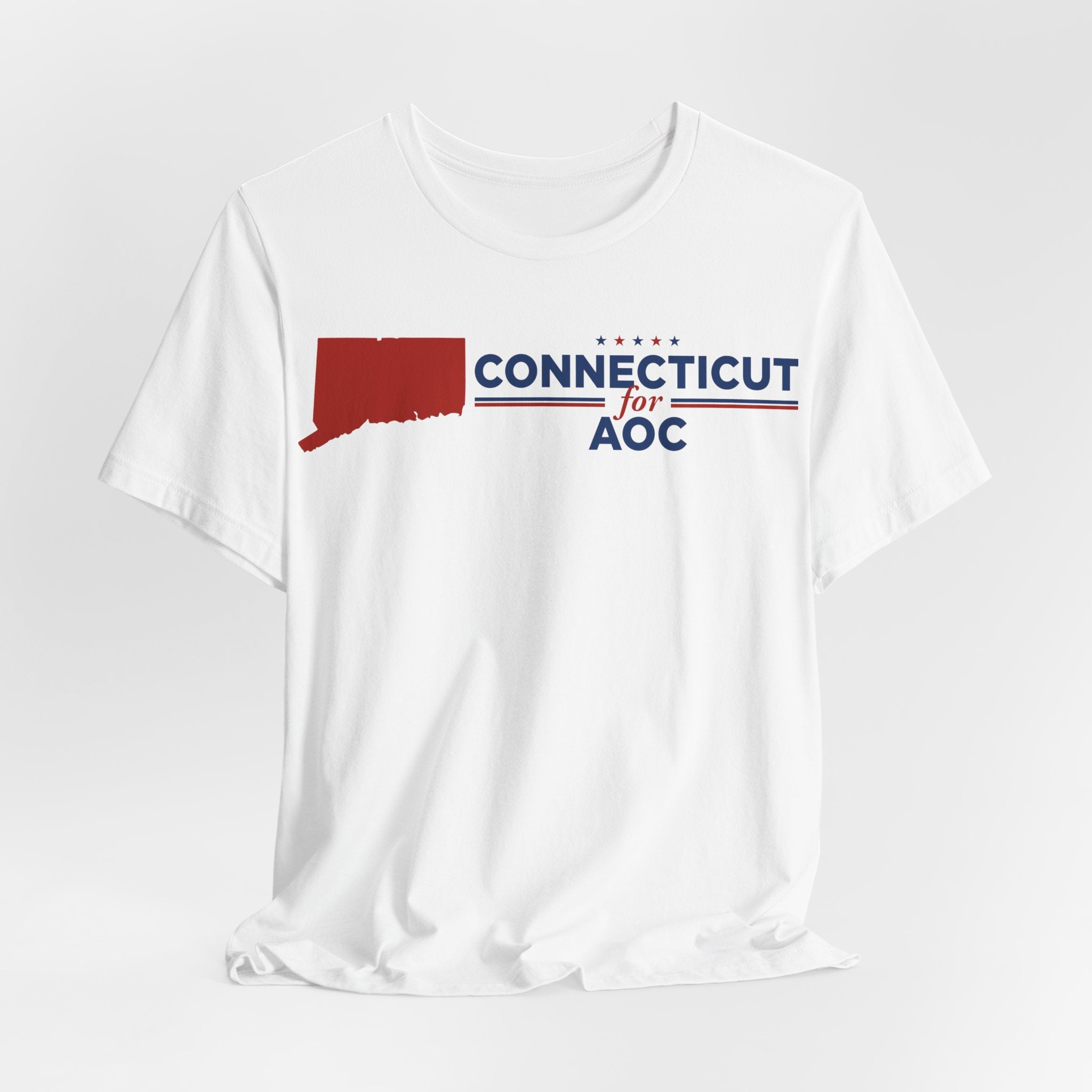 Connecticut for AOC for President Campaign T-Shirt 2028