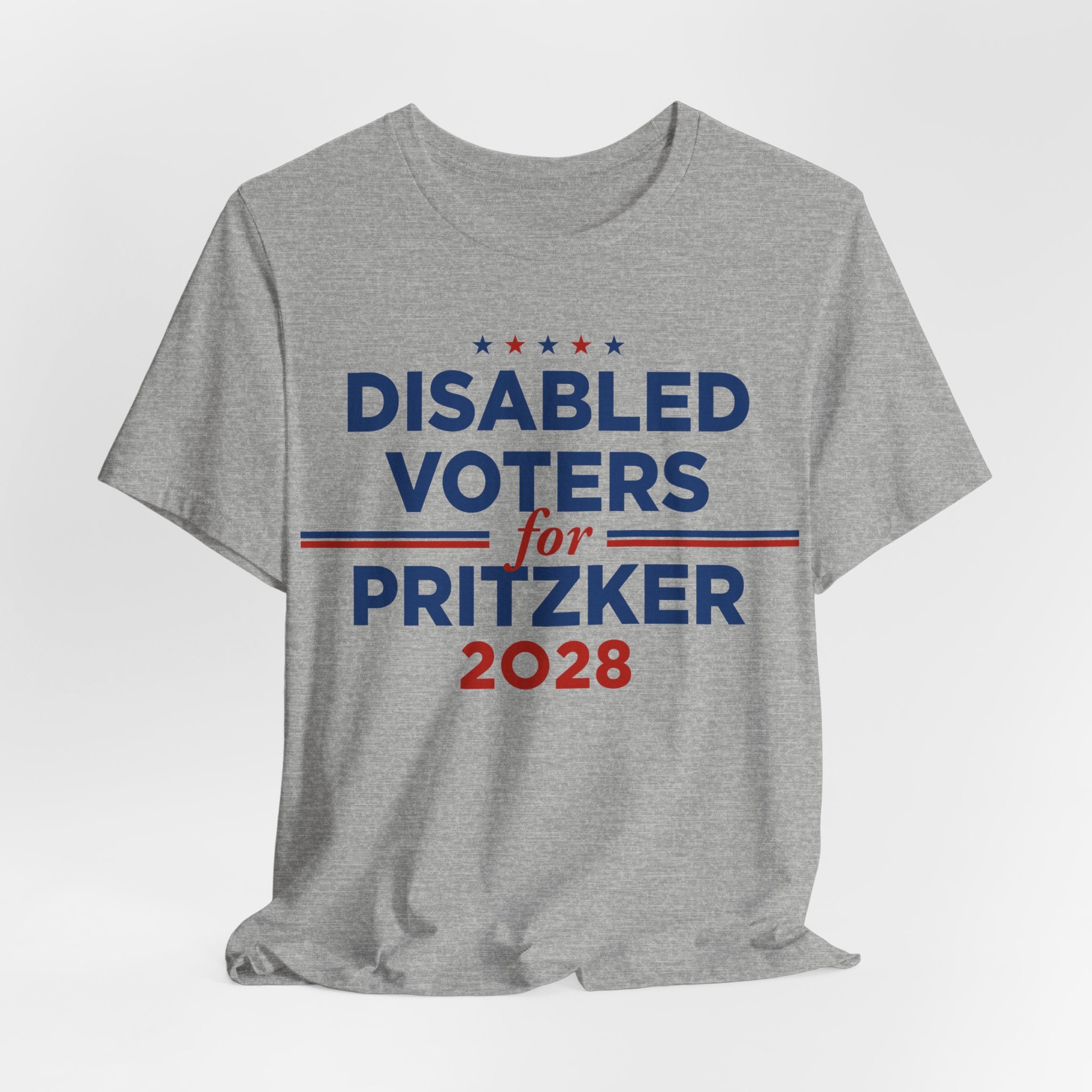 Disabled Voters for J.B. Pritzker for President Campaign T-Shirt 2028