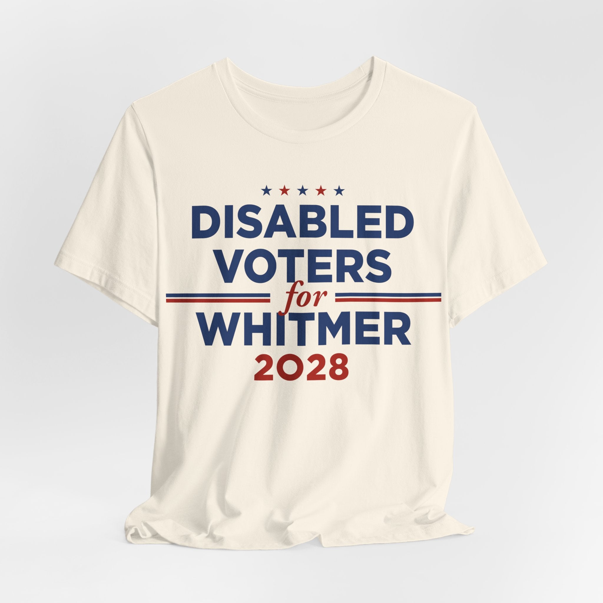 Disabled Voters for Gretchen Whitmer for President Campaign T-Shirt 2028