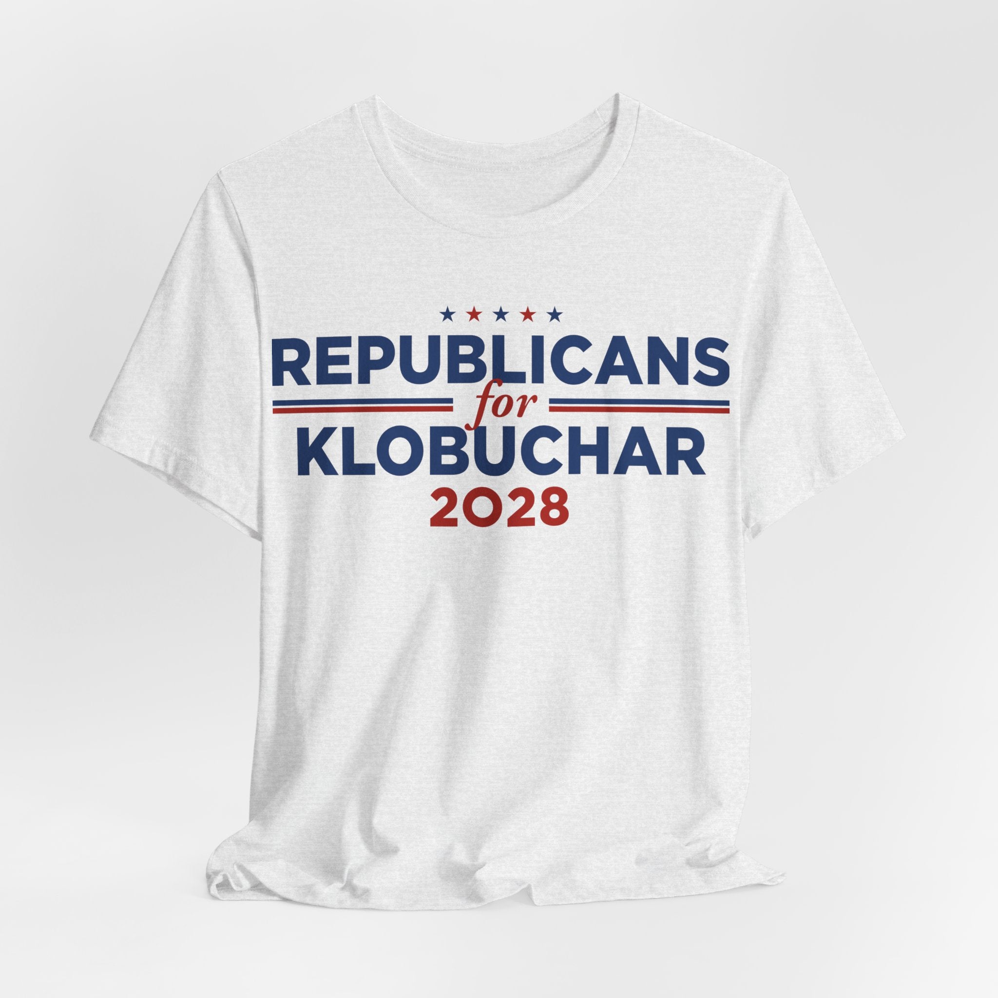 Republicans for Amy Klobuchar Campaign T-Shirt for President 2028