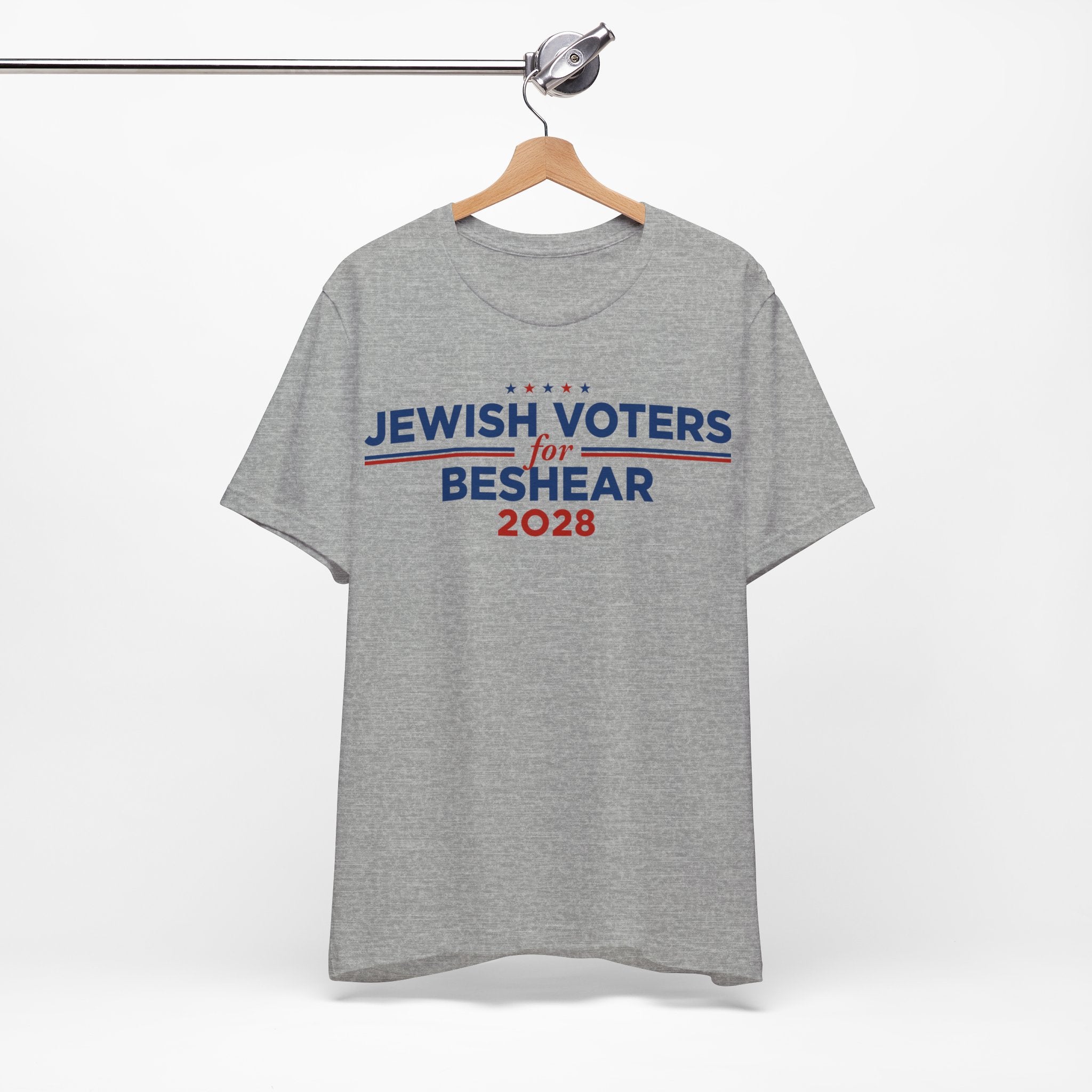 Jewish Voters for Andy Beshear for President Campaign T-Shirt 2028