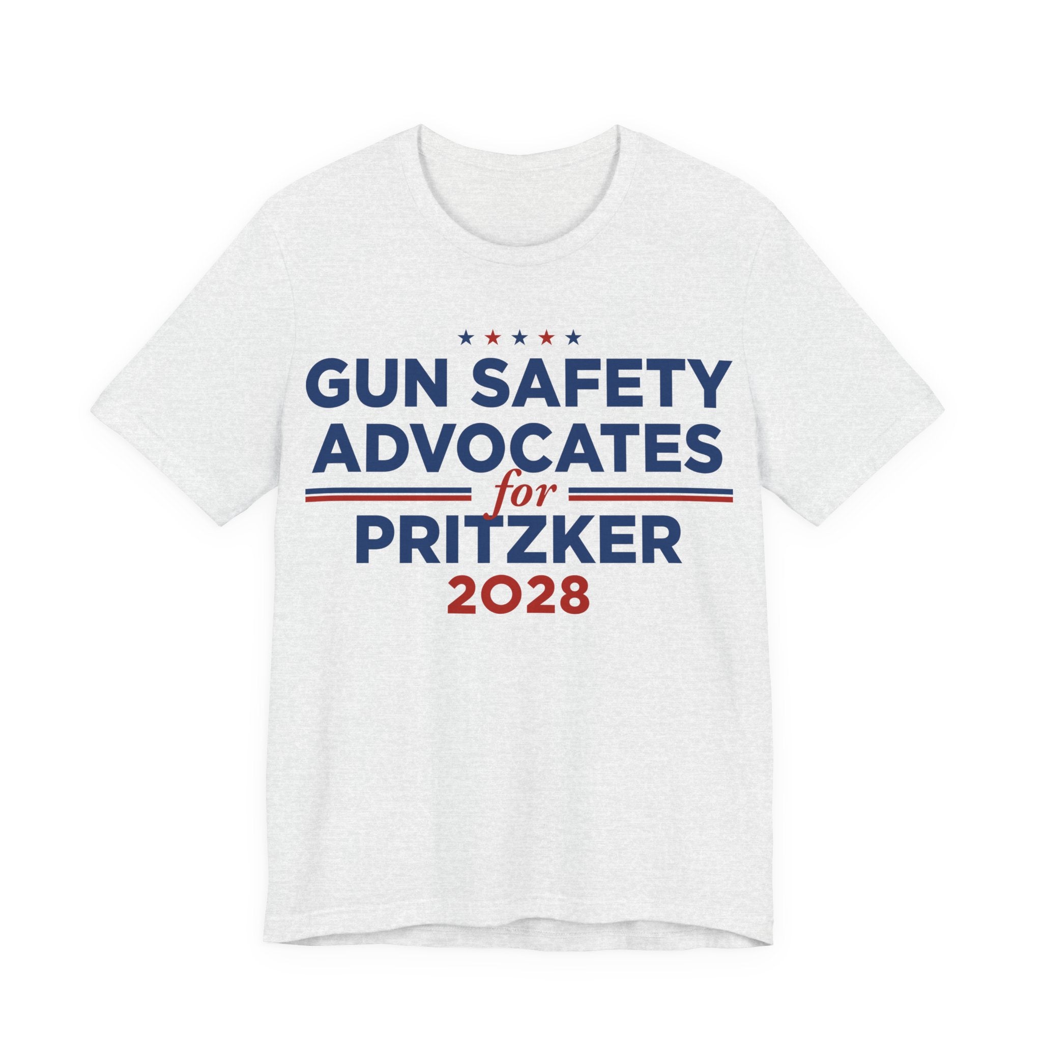 Gun Safety Advocates for J.B. Pritzker for President Campaign T-Shirt 2028