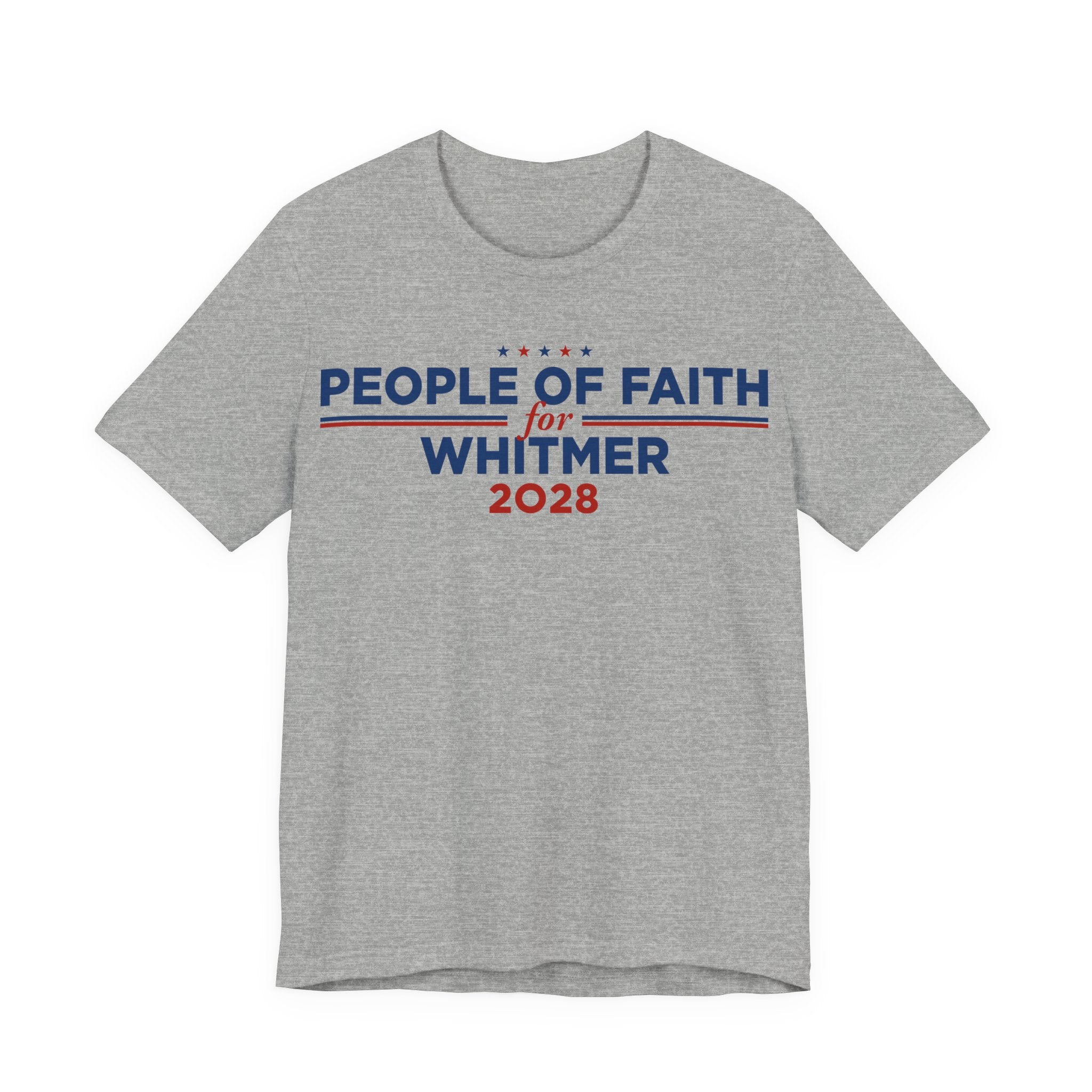 People of Faith for Gretchen Whitmer for President Campaign T-Shirt 2028