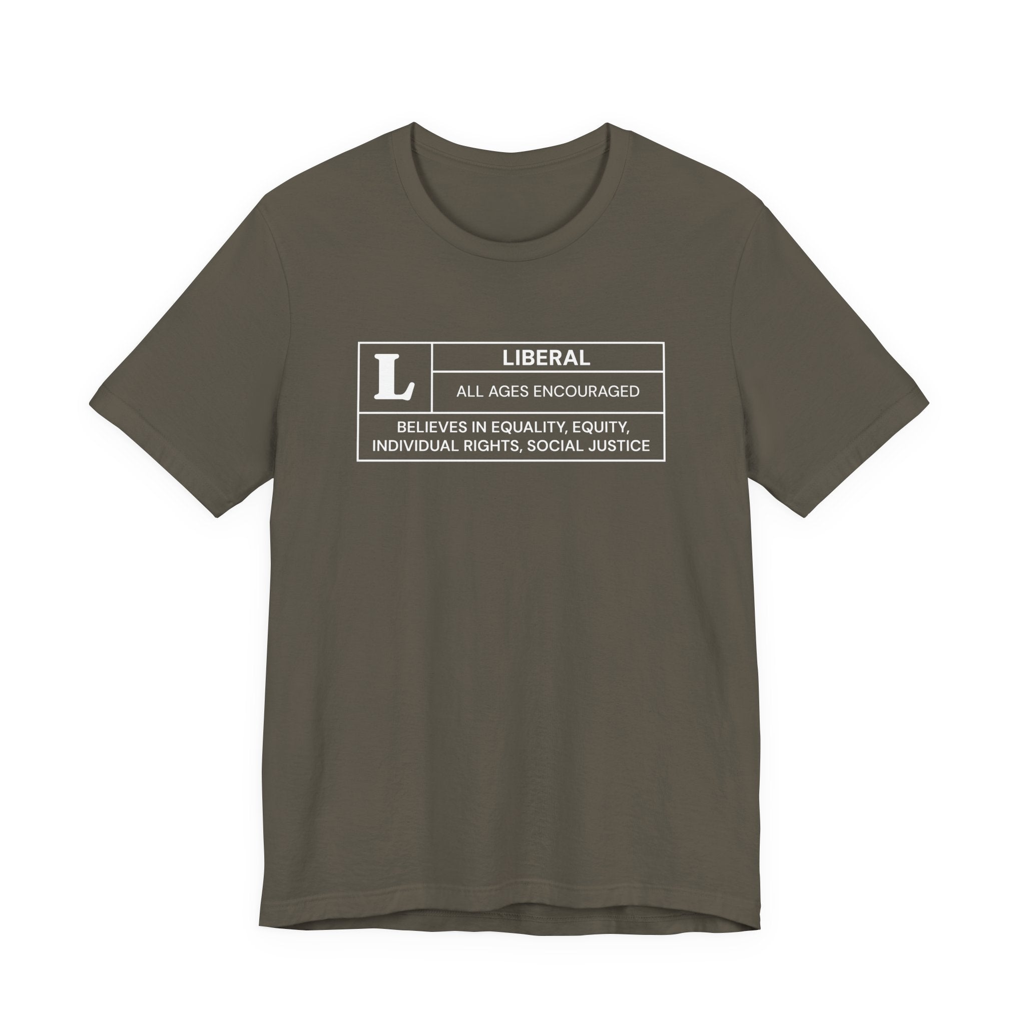 Funny Liberal Ratings Unisex Jersey Short Sleeve T-Shirt