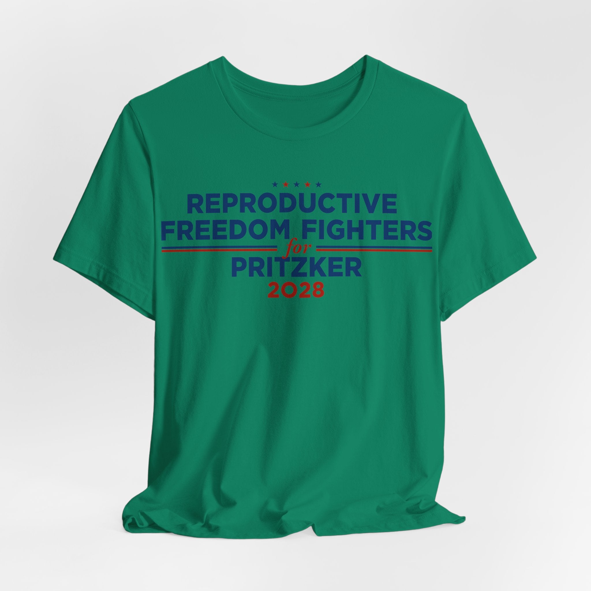 Reproductive Freedom Fighters for J.B. Pritzker for President Campaign T-Shirt 2028