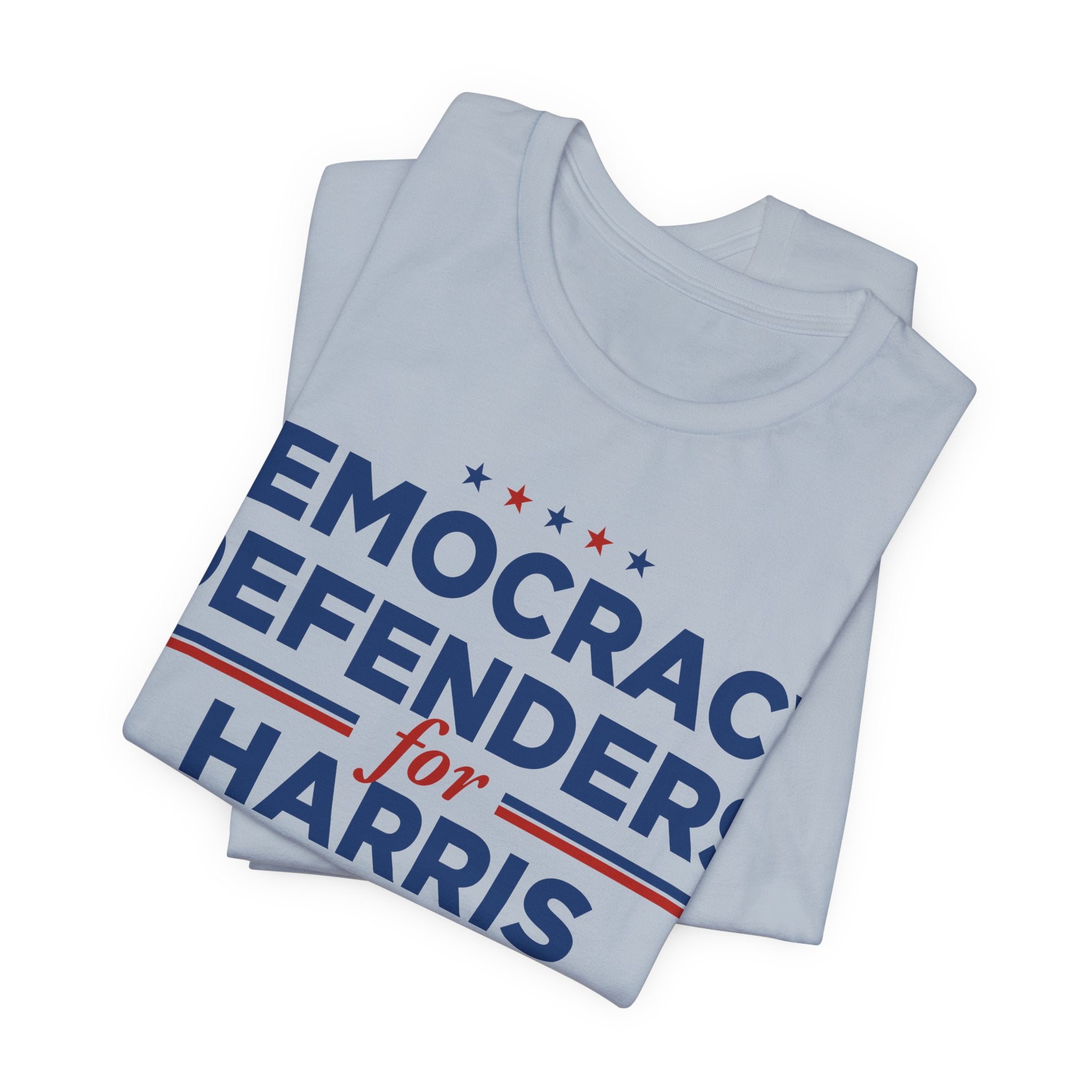 Democracy Defenders for Harris 2028 T-Shirt | Bella+Canvas 3001 Political Graphic Tee