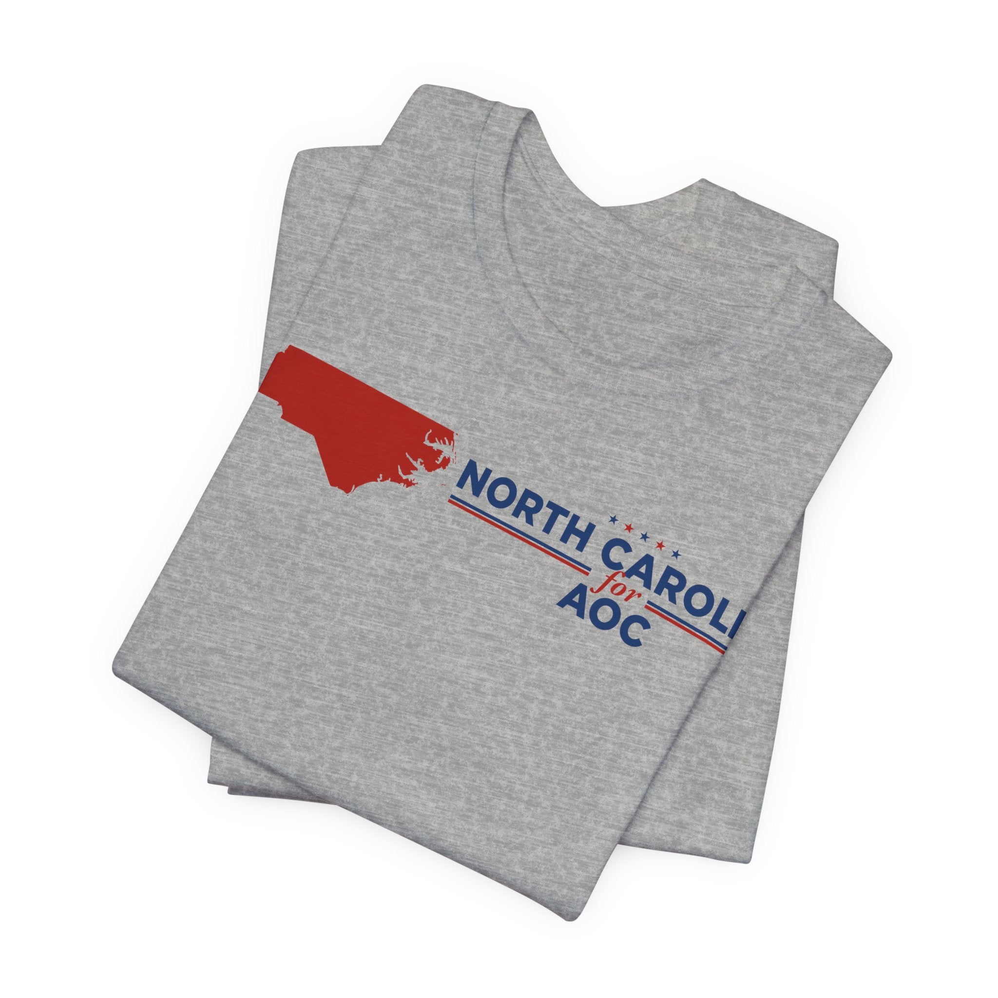 North Carolina for AOC for President Campaign T-Shirt 2028