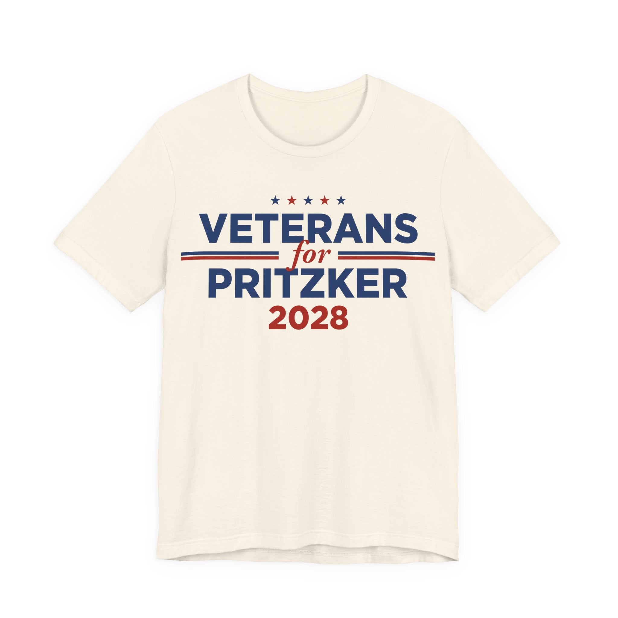 Veterans for J.B. Pritzker for President Campaign T-Shirt 2028