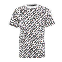 She/Her Pride Pattern T-Shirt | All-Over Print Pronoun Tee