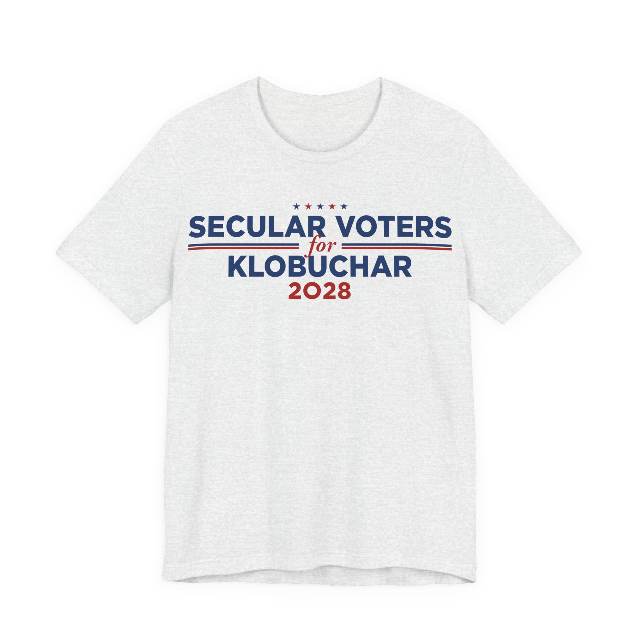 Secular Voters for Amy Klobuchar for President Campaign T-Shirt 2028