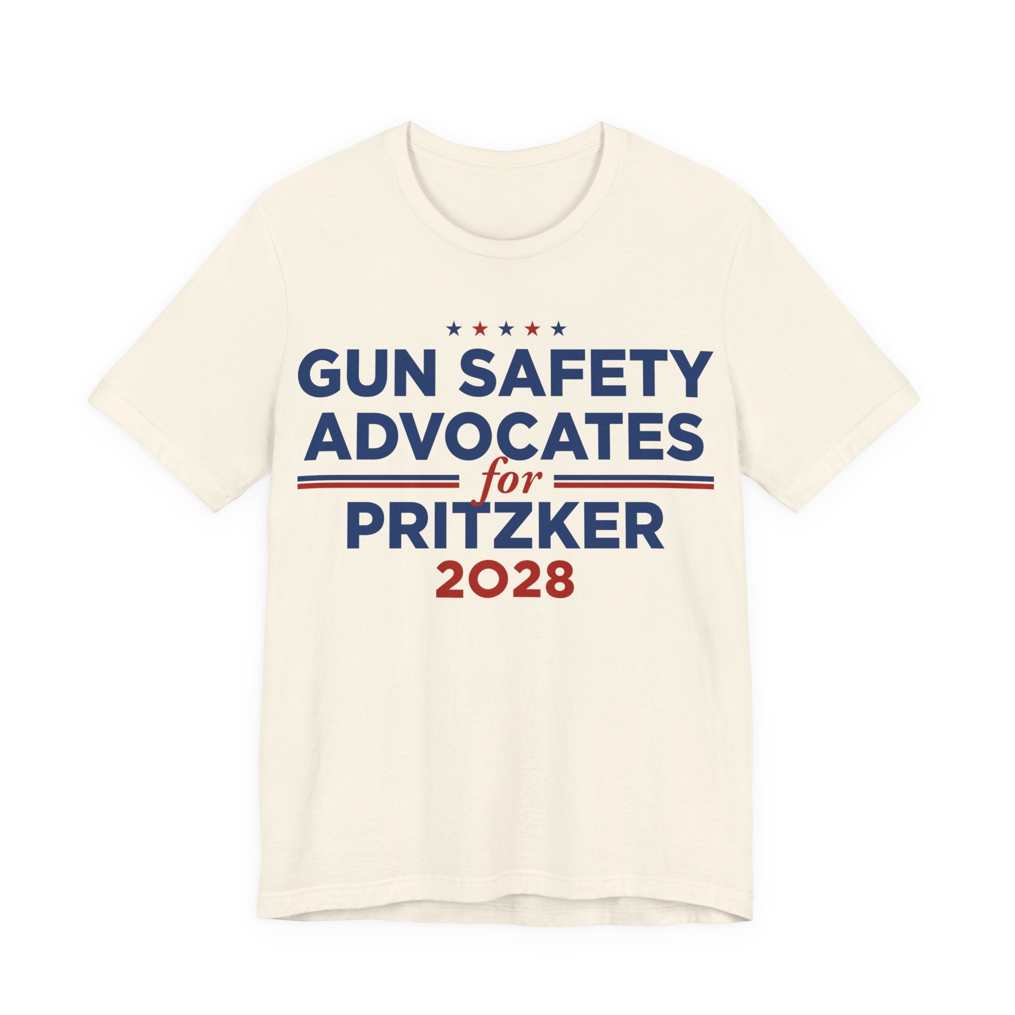 Gun Safety Advocates for J.B. Pritzker for President Campaign T-Shirt 2028