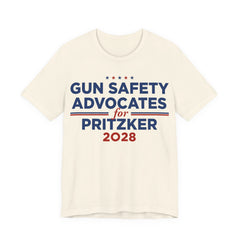 Gun Safety Advocates for J.B. Pritzker for President Campaign T-Shirt 2028