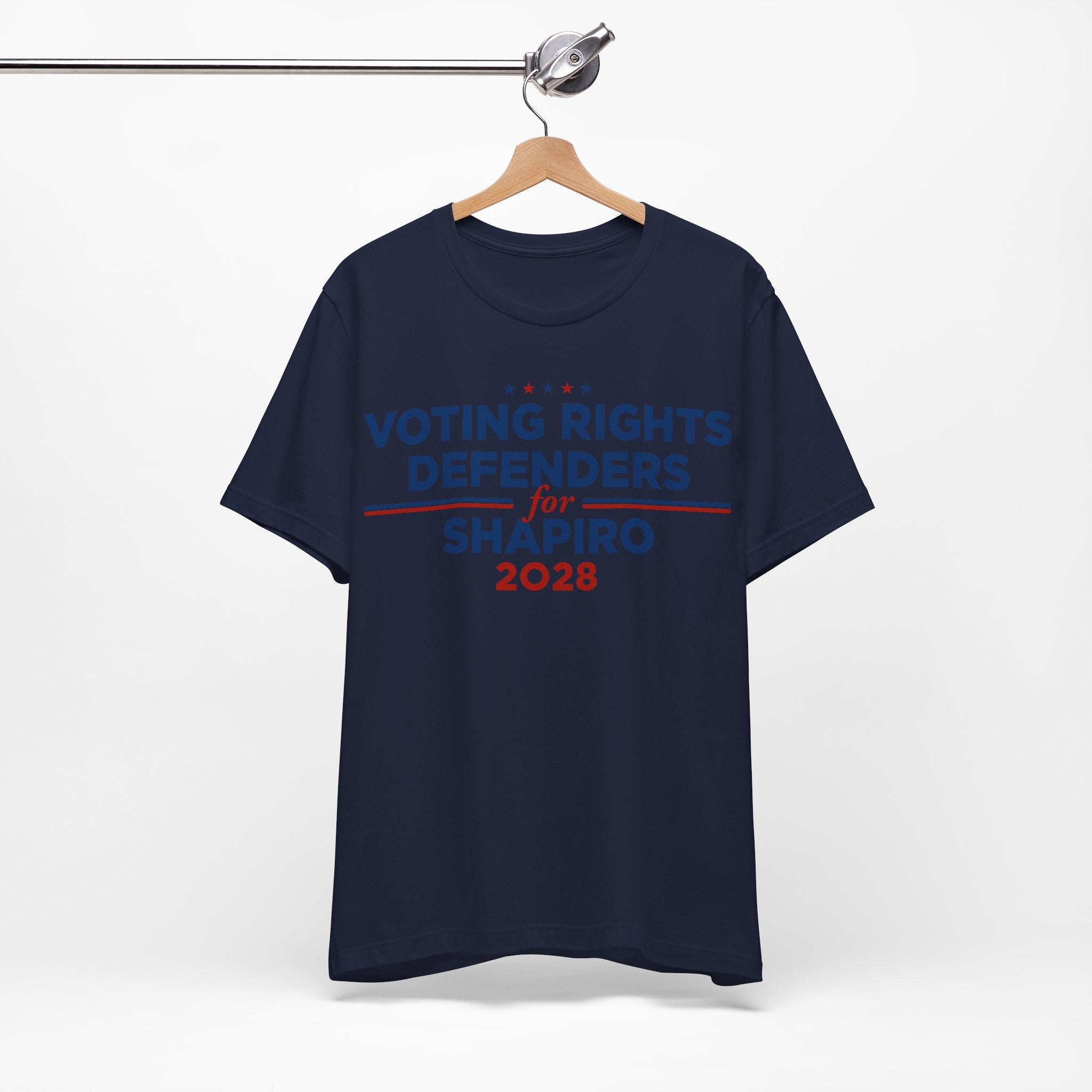 Voting Rights Defenders for Josh Shapiro for President Campaign T-Shirt 2028