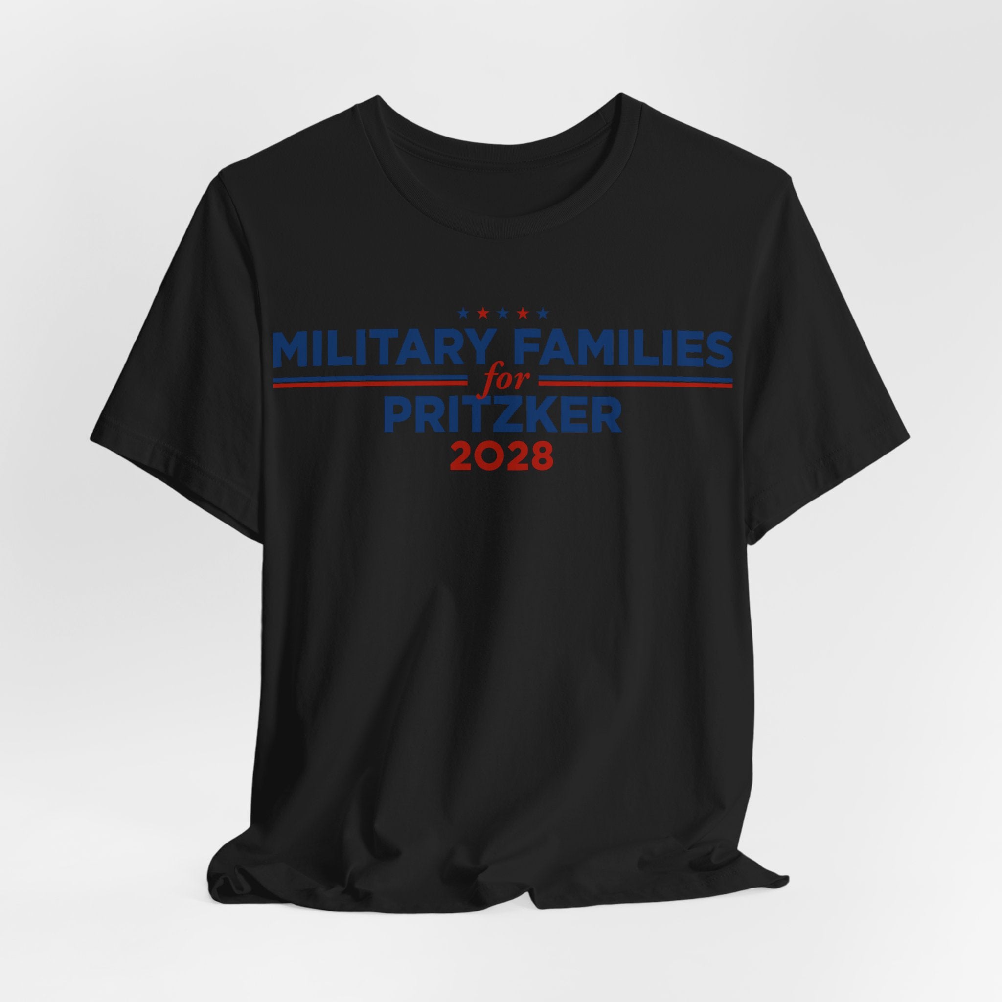 Military Families for J.B. Pritzker for President Campaign T-Shirt 2028