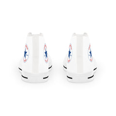 White Prideverse Men's High Top Sneakers