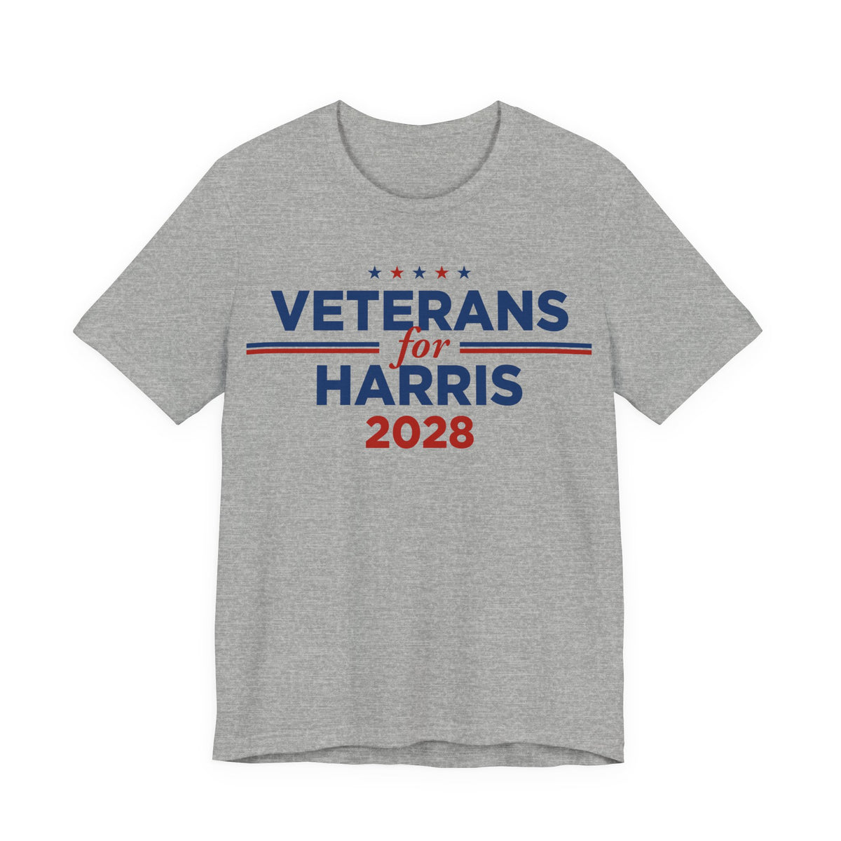 Veterans for Kamala Harris for President Campaign T-Shirt 2028
