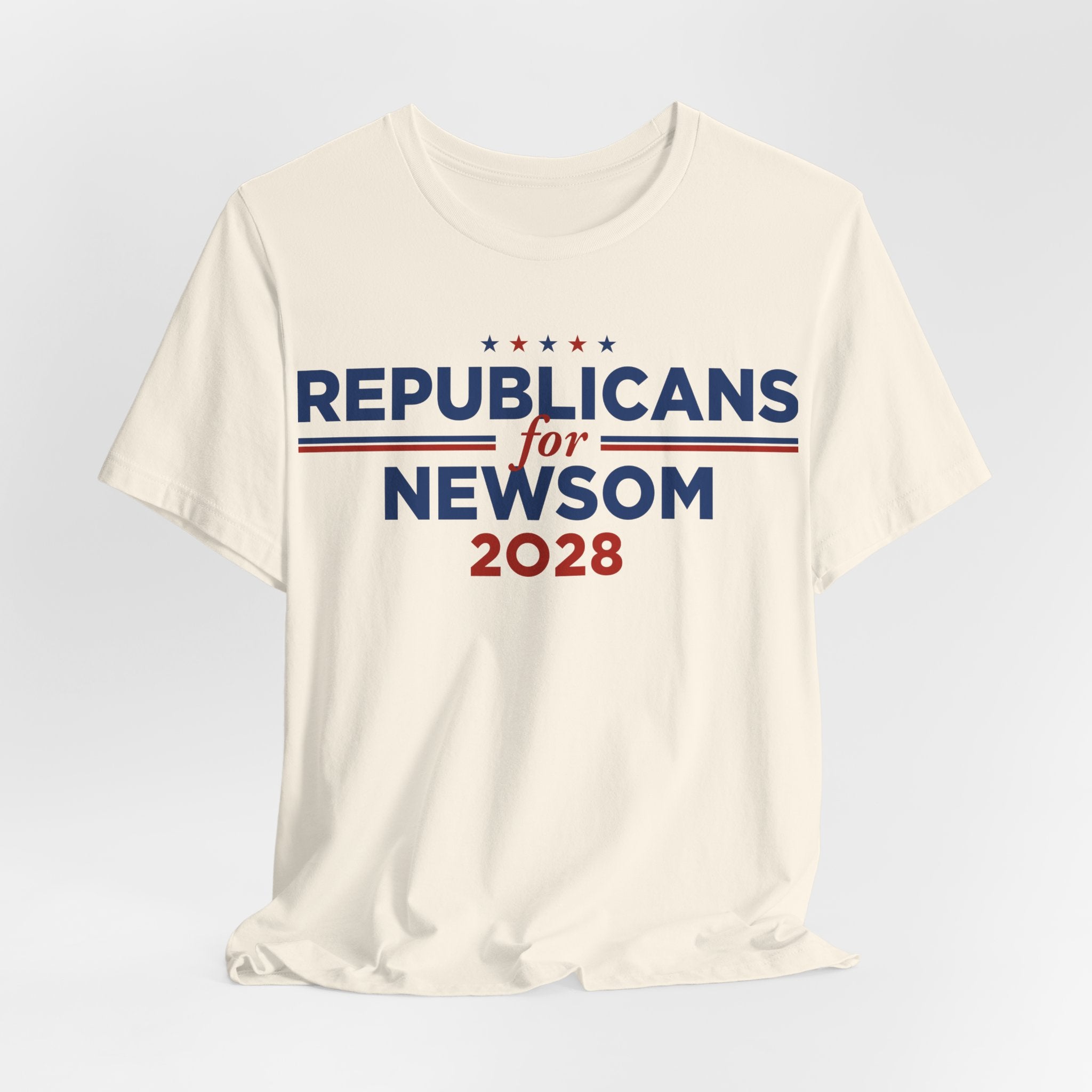 Republicans for Gavin Newsom Campaign T-Shirt for President 2028